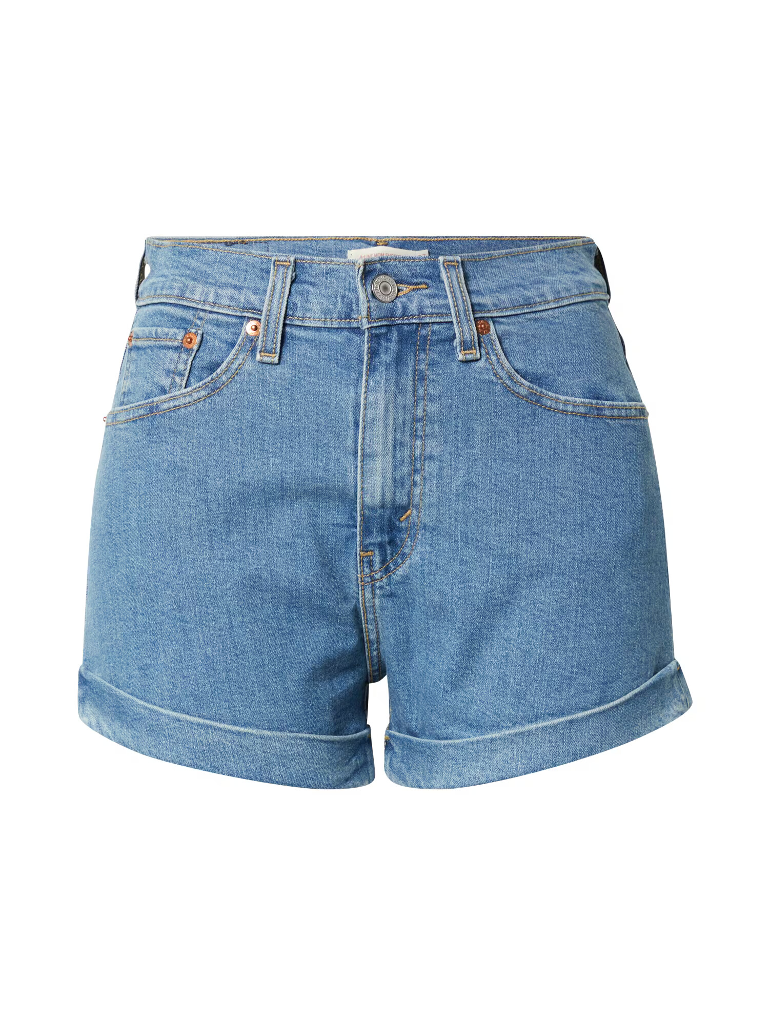 LEVI'S Kavbojke 'MOM A LINE SHORT 2' moder denim - Pepit.si