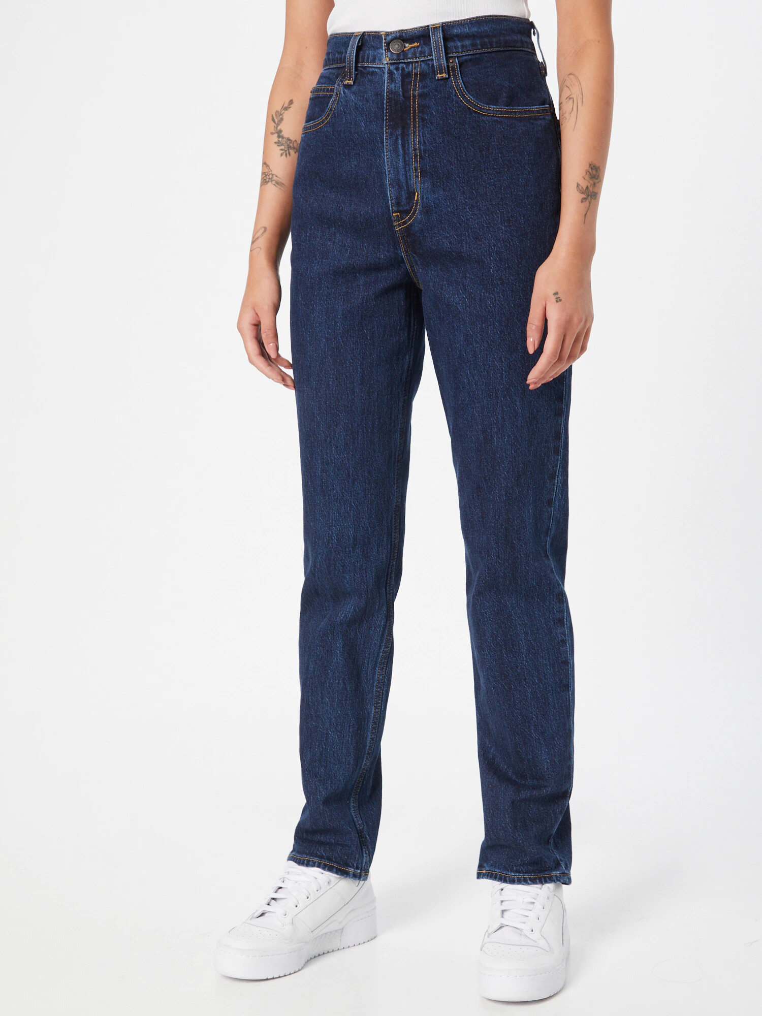 LEVI'S Kavbojke '70'S HIGH STRAIGHT JEANS' moder denim - Pepit.si