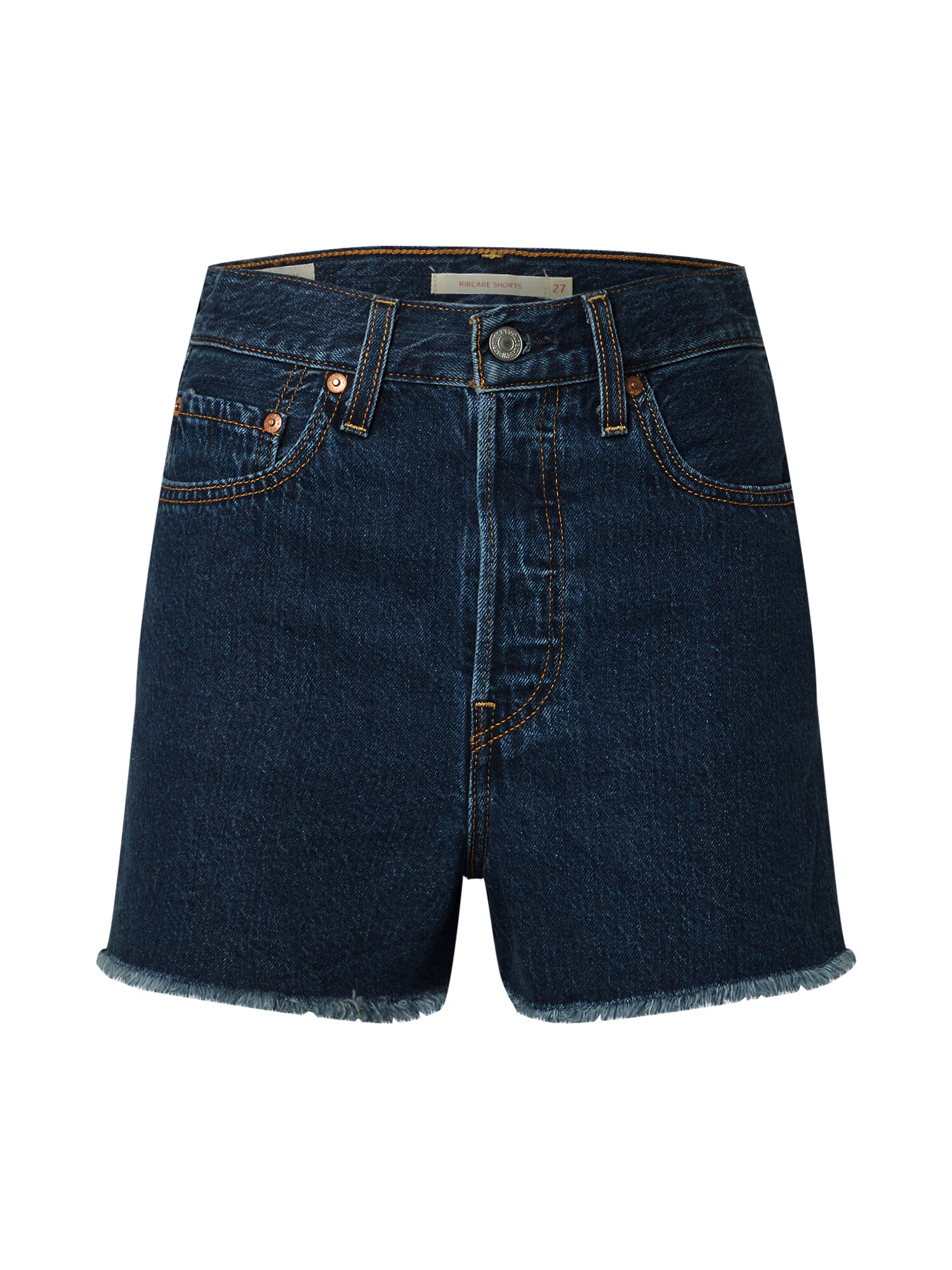 LEVI'S Kavbojke 'RIBCAGE SHORT' moder denim - Pepit.si