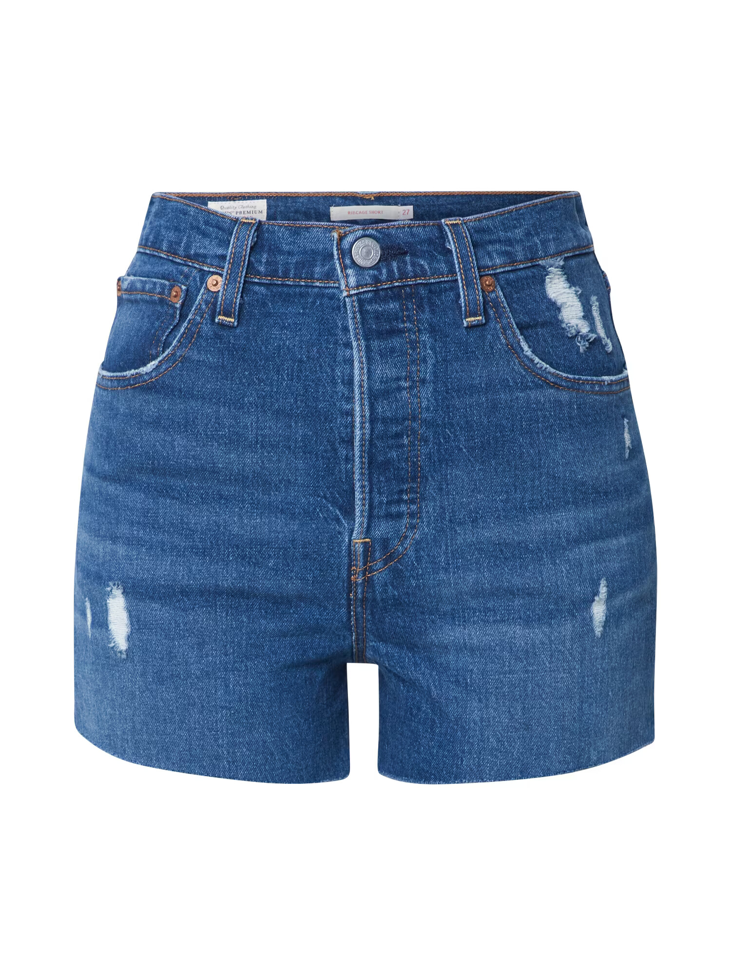 LEVI'S Kavbojke 'RIBCAGE SHORT' modra - Pepit.si