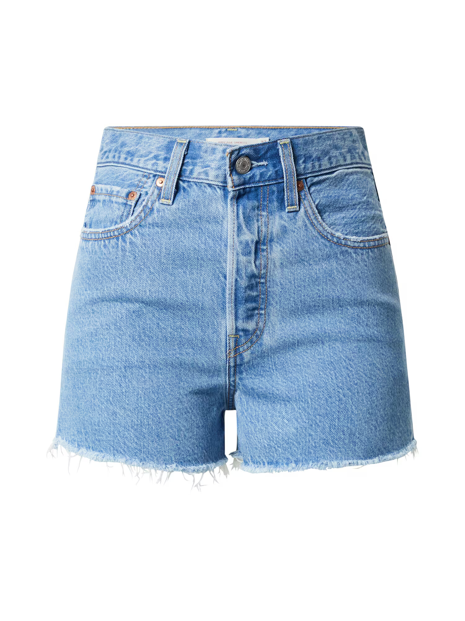 LEVI'S Kavbojke 'RIBCAGE SHORT LIGHT INDIGO - FLAT FINISH' svetlo modra - Pepit.si