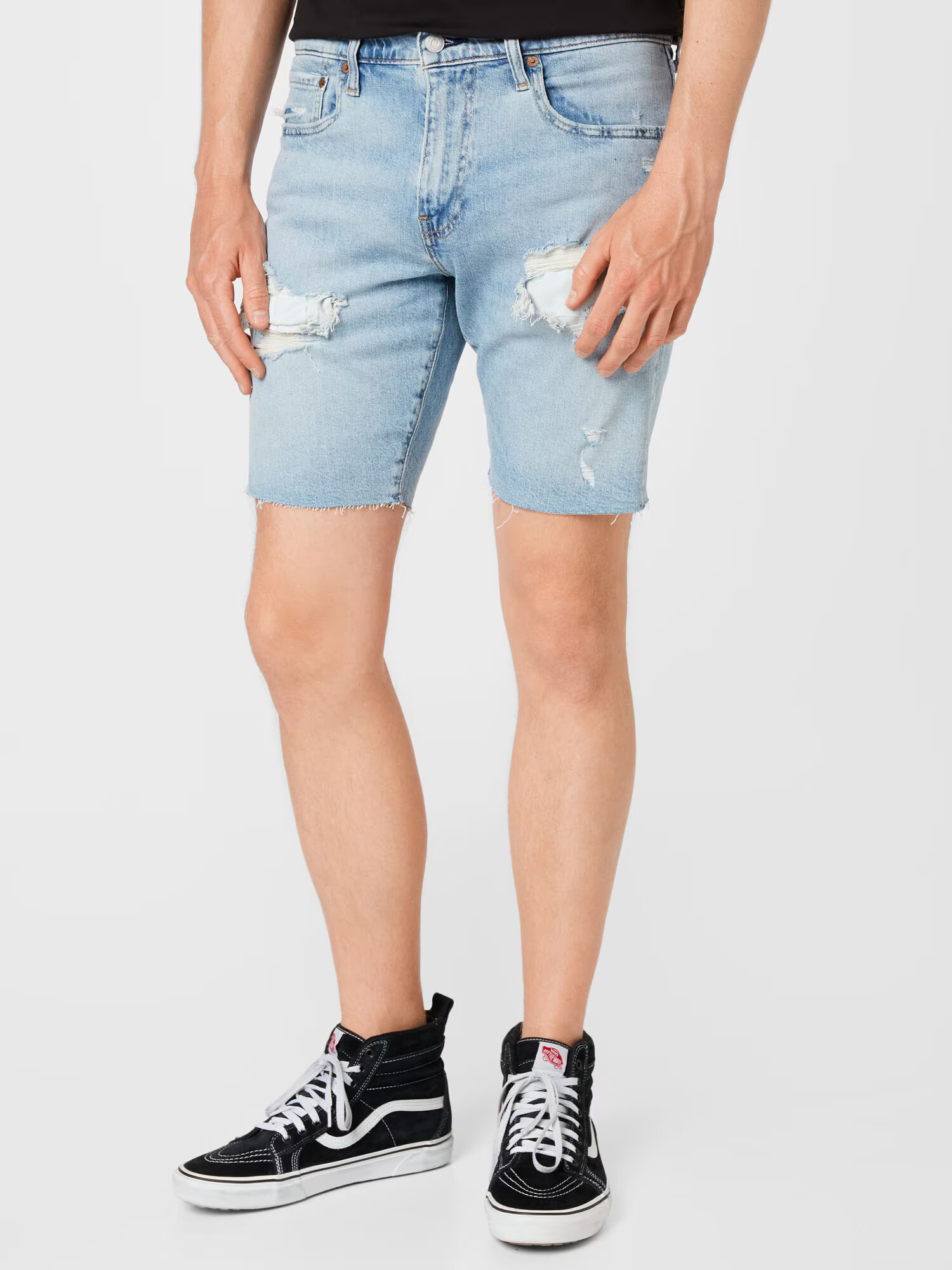 LEVI'S Kavbojke '412 SLIM SHORT LIGHT INDIGO - WORN IN' moder denim - Pepit.si