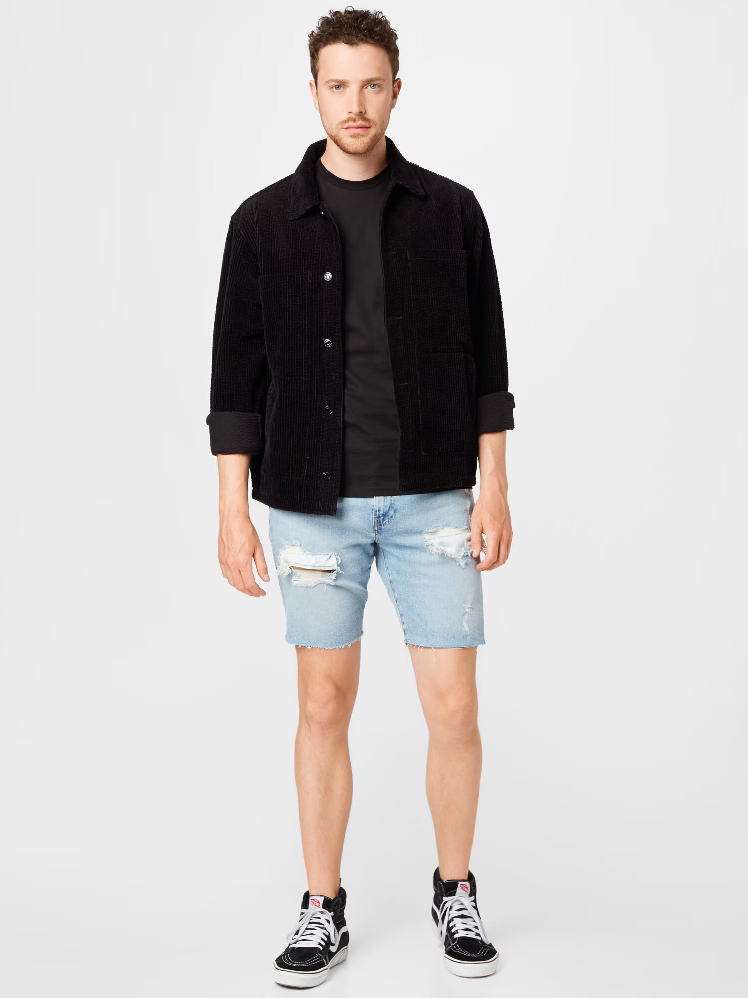 LEVI'S Kavbojke '412 SLIM SHORT LIGHT INDIGO - WORN IN' moder denim - Pepit.si