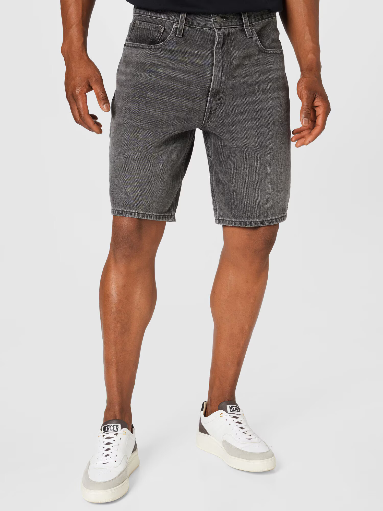 LEVI'S Kavbojke '479 STAY BAGGY SHORT BLACKS' črn denim - Pepit.si