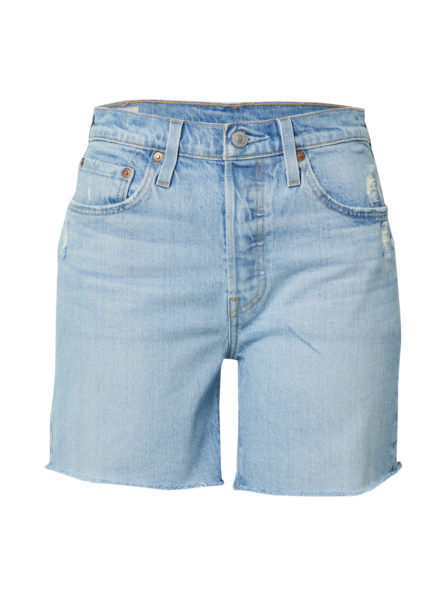 LEVI'S Kavbojke '501® MID THIGH SHORT LIGHT INDIGO - WORN IN' svetlo modra - Pepit.si