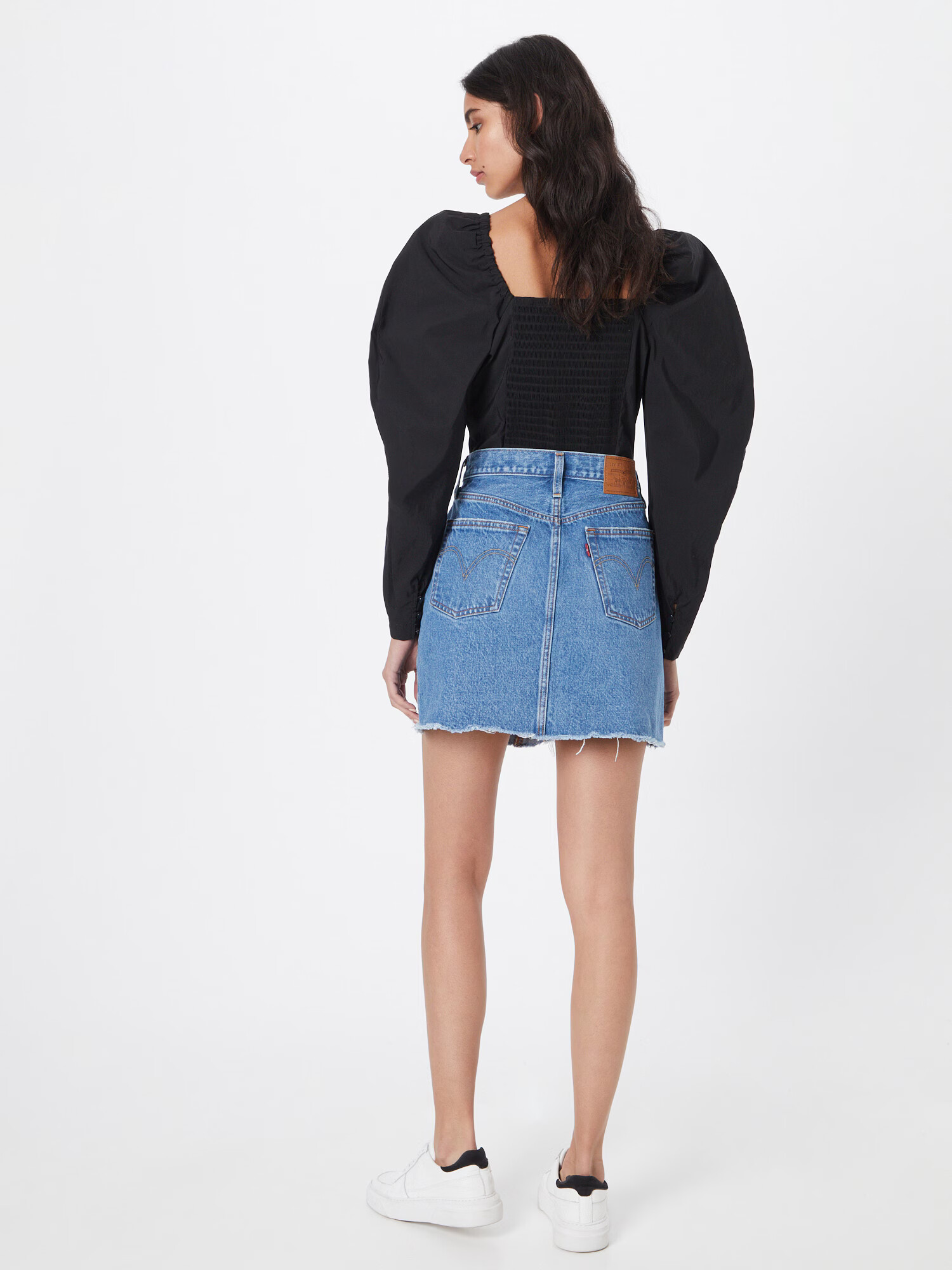 LEVI'S Krilo 'HR DECON ICONIC BF SKIRT LIGHT INDIGO - WORN IN' moder denim - Pepit.si