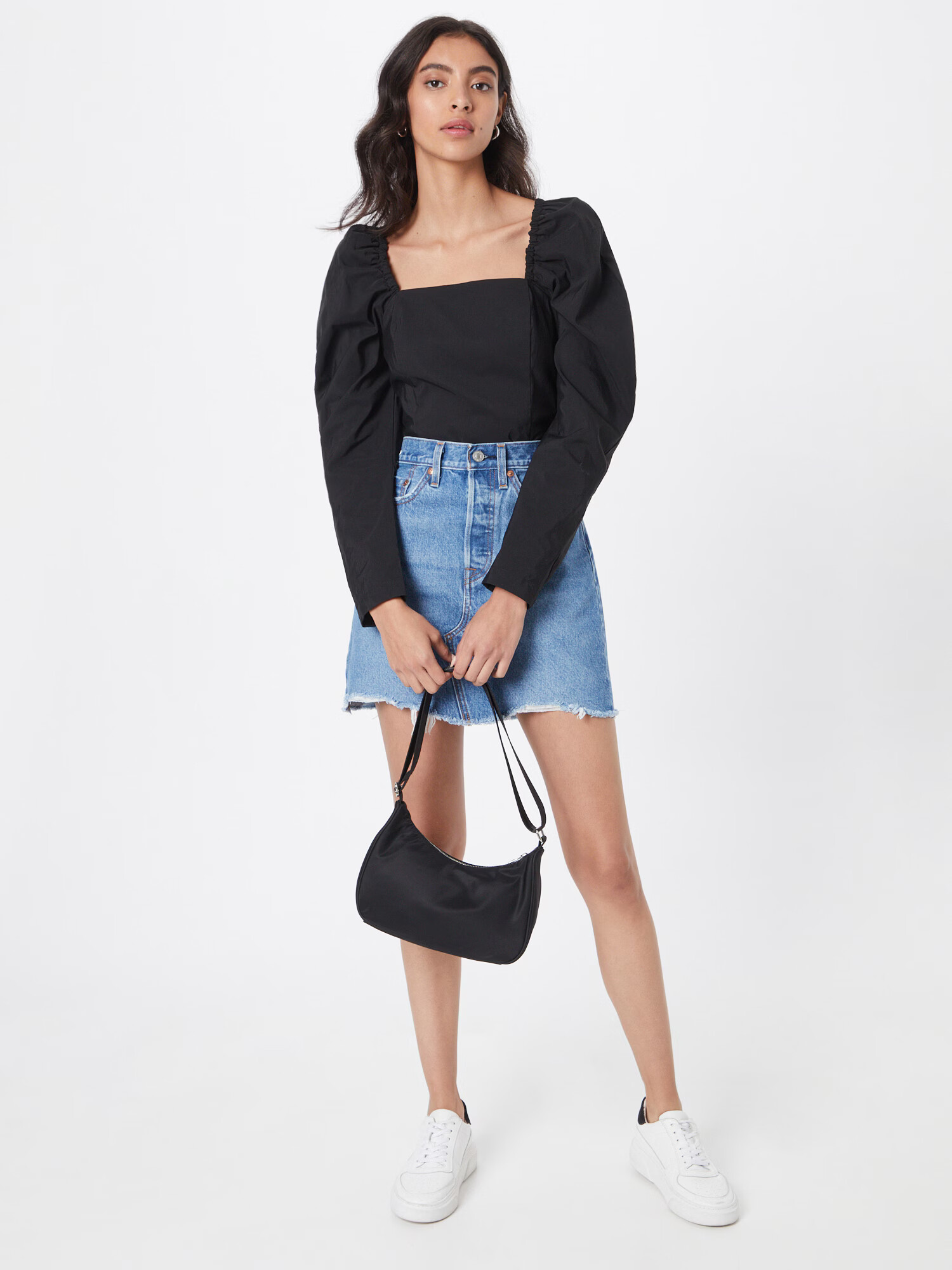 LEVI'S Krilo 'HR DECON ICONIC BF SKIRT LIGHT INDIGO - WORN IN' moder denim - Pepit.si