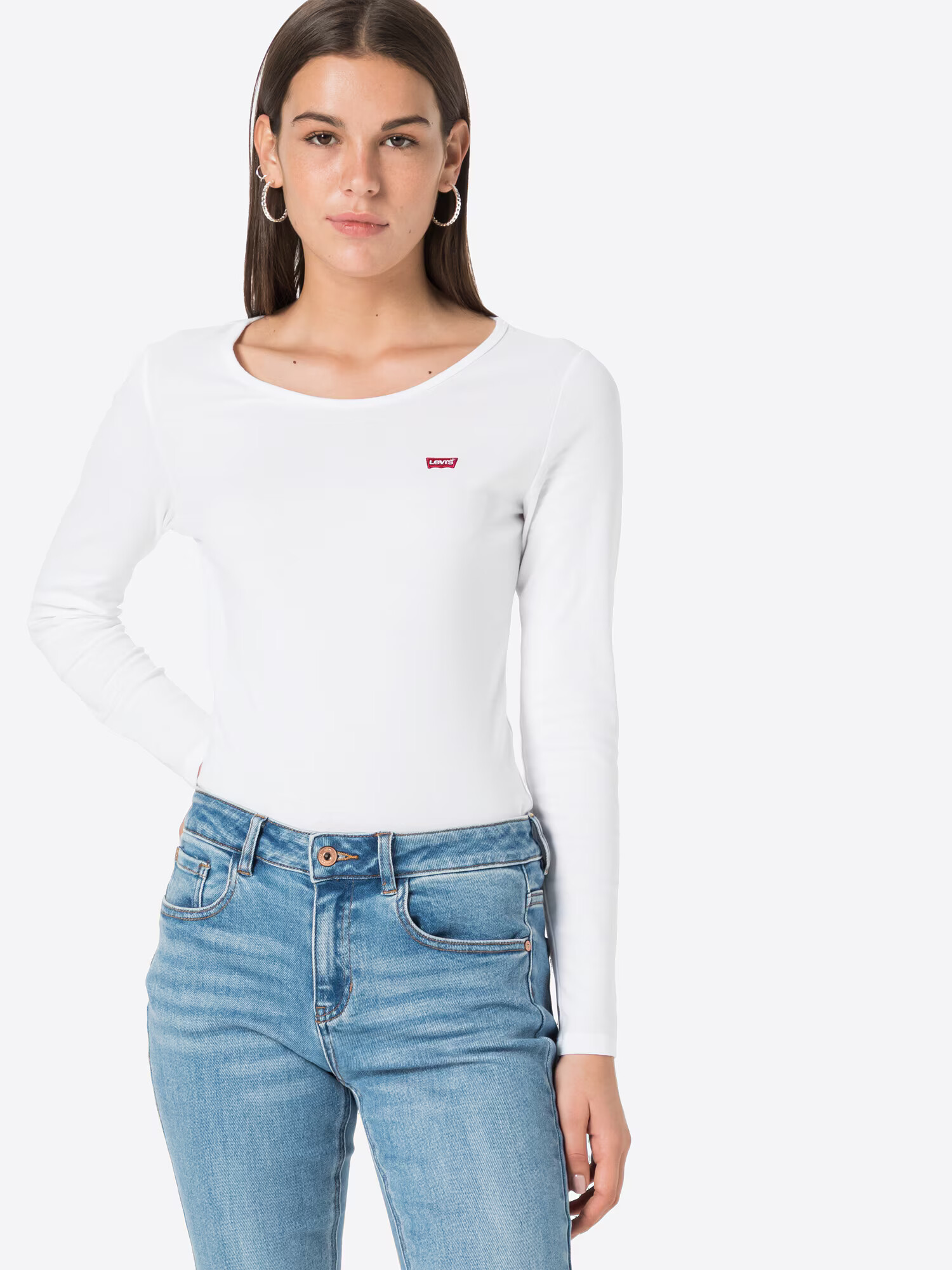 LEVI'S Majica 'THE PERFECT TEE NEUTRALS' črna / bela - Pepit.si