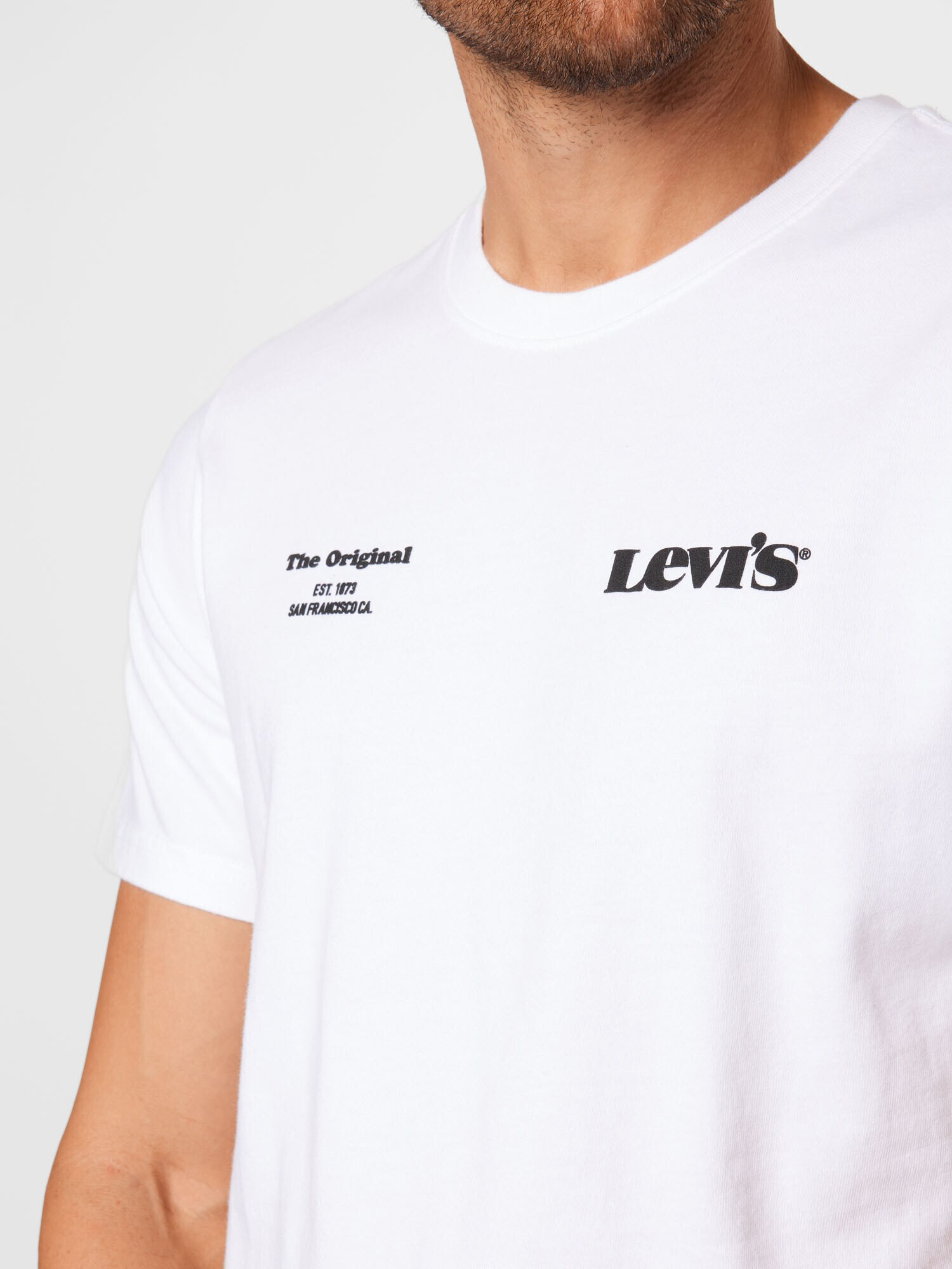 LEVI'S Majica črna / bela - Pepit.si