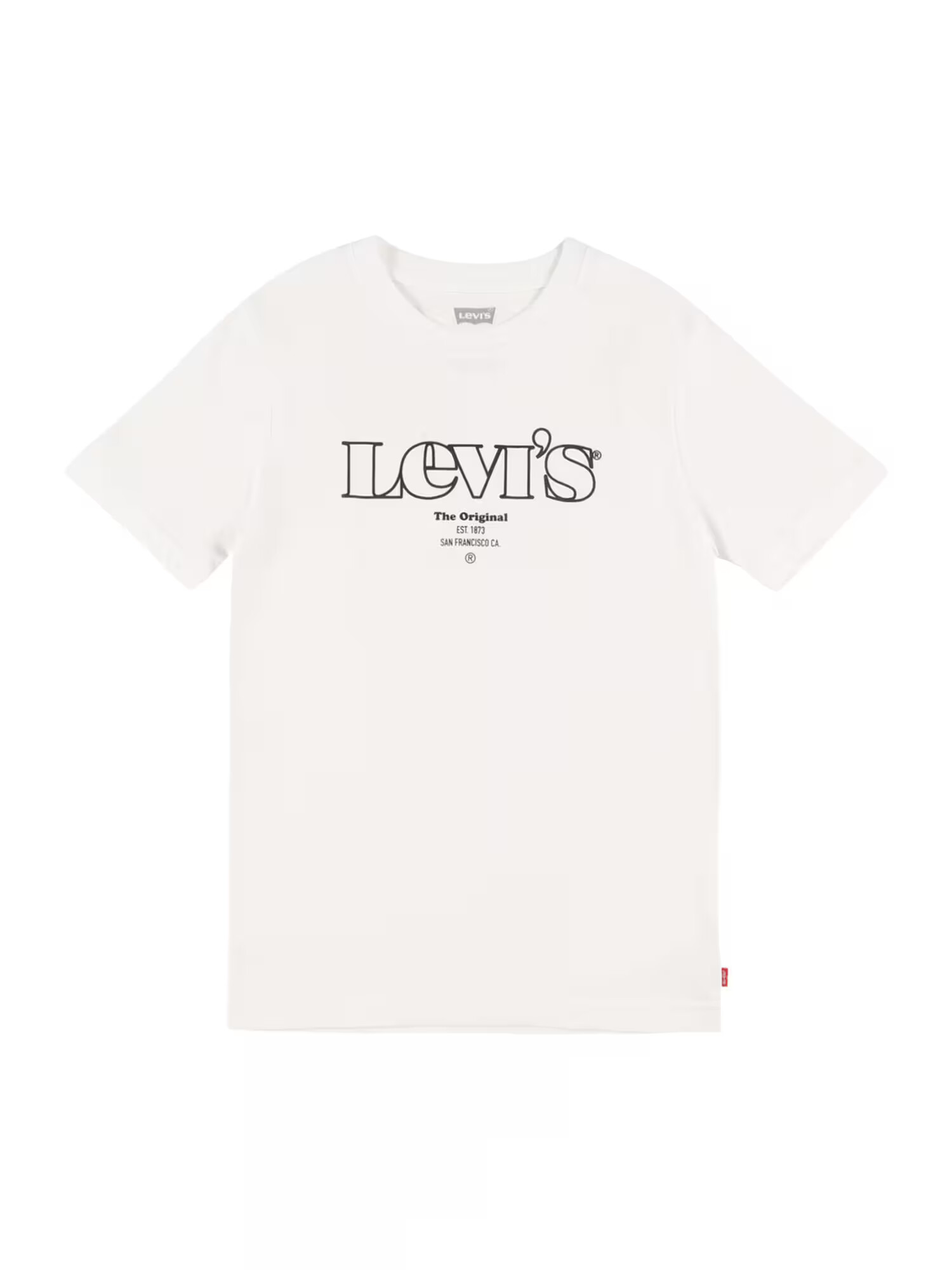 LEVI'S Majica bela / črna - Pepit.si