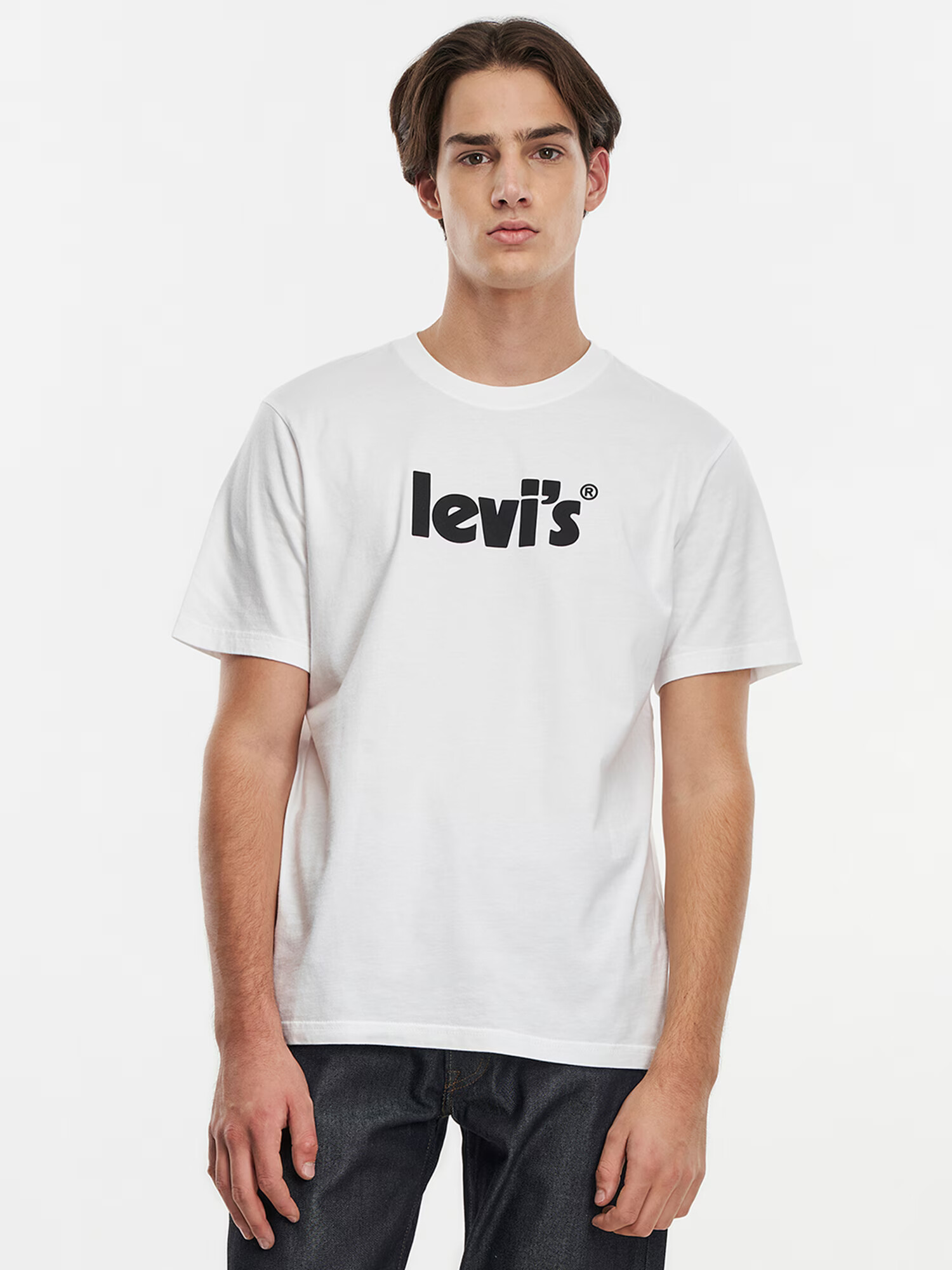 LEVI'S Majica 'SS RELAXED FIT TEE NEUTRALS' črna / bela - Pepit.si