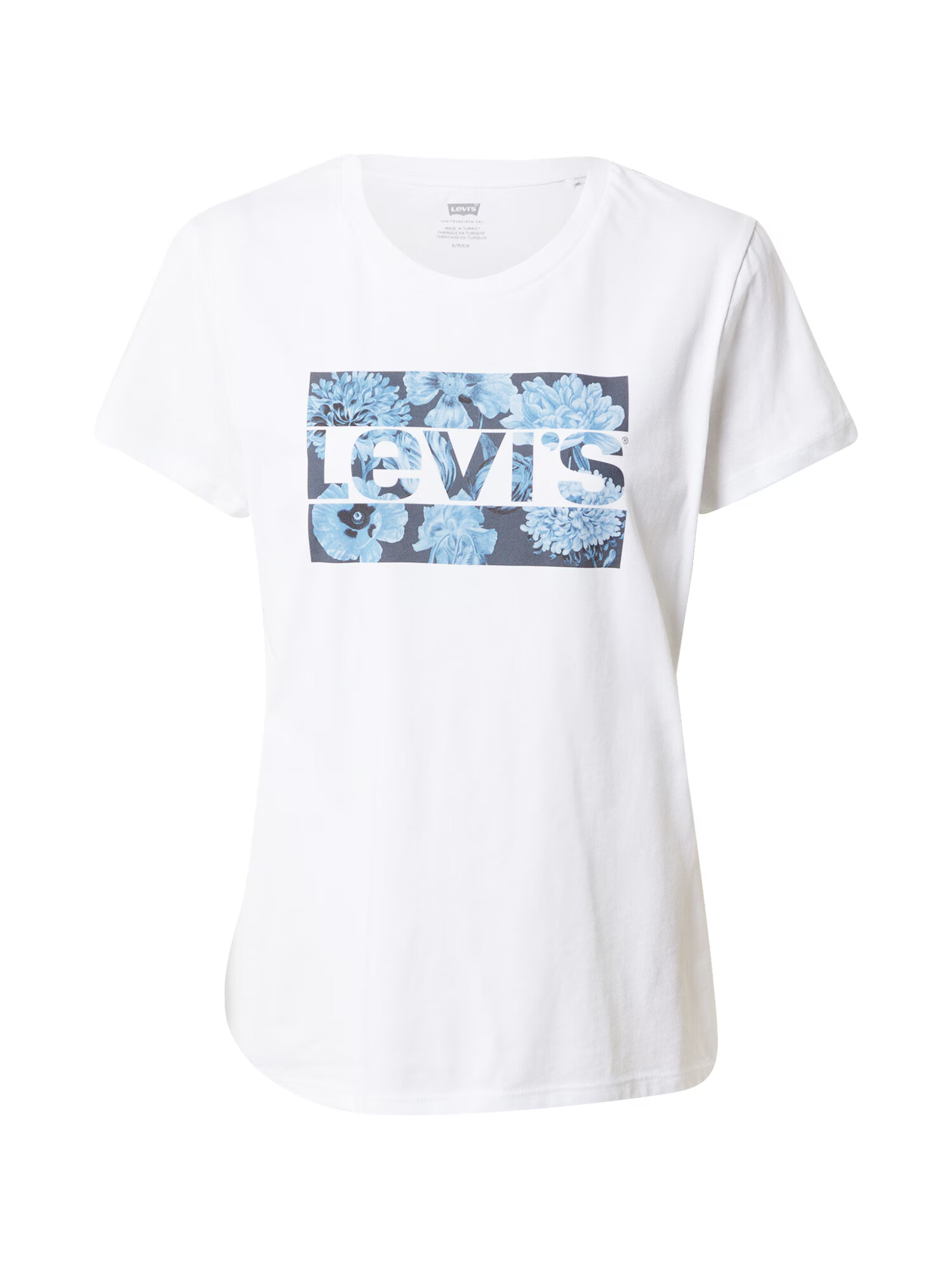 LEVI'S Majica modra / mornarska / svetlo modra / bela - Pepit.si