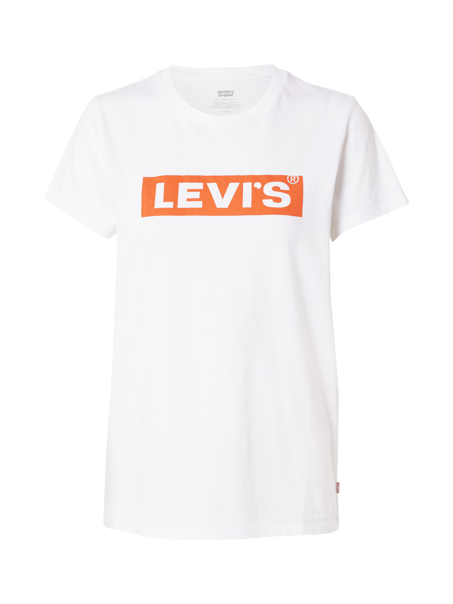 LEVI'S Majica oranžna / bela - Pepit.si