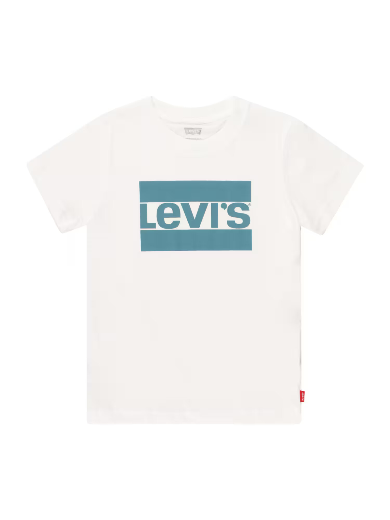 LEVI'S Majica bela / pastelno modra - Pepit.si