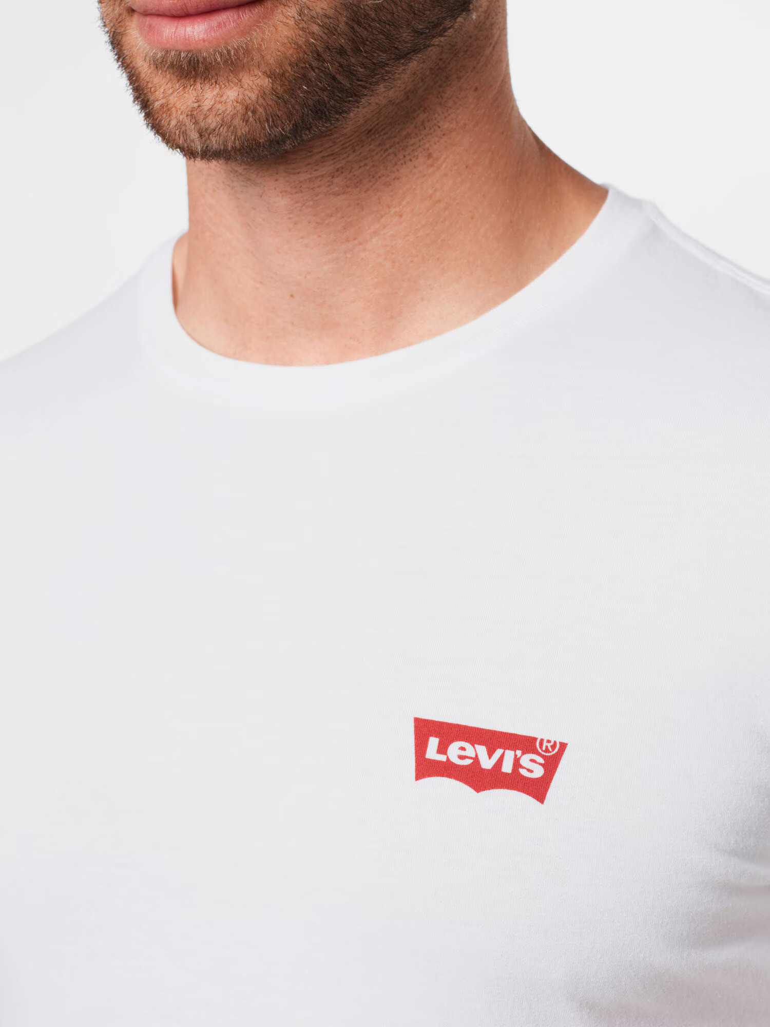 LEVI'S Majica rdeča / bela - Pepit.si