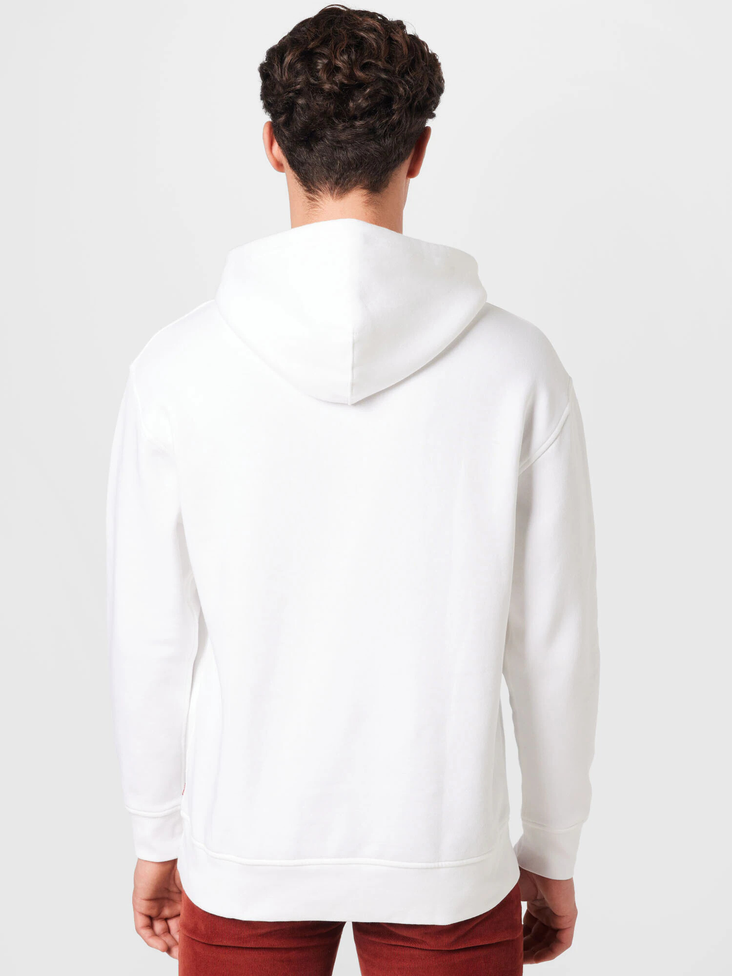 LEVI'S Majica 'T3 RELAXD GRAPHIC HOODIE NEUTRALS' rdeča / bela - Pepit.si