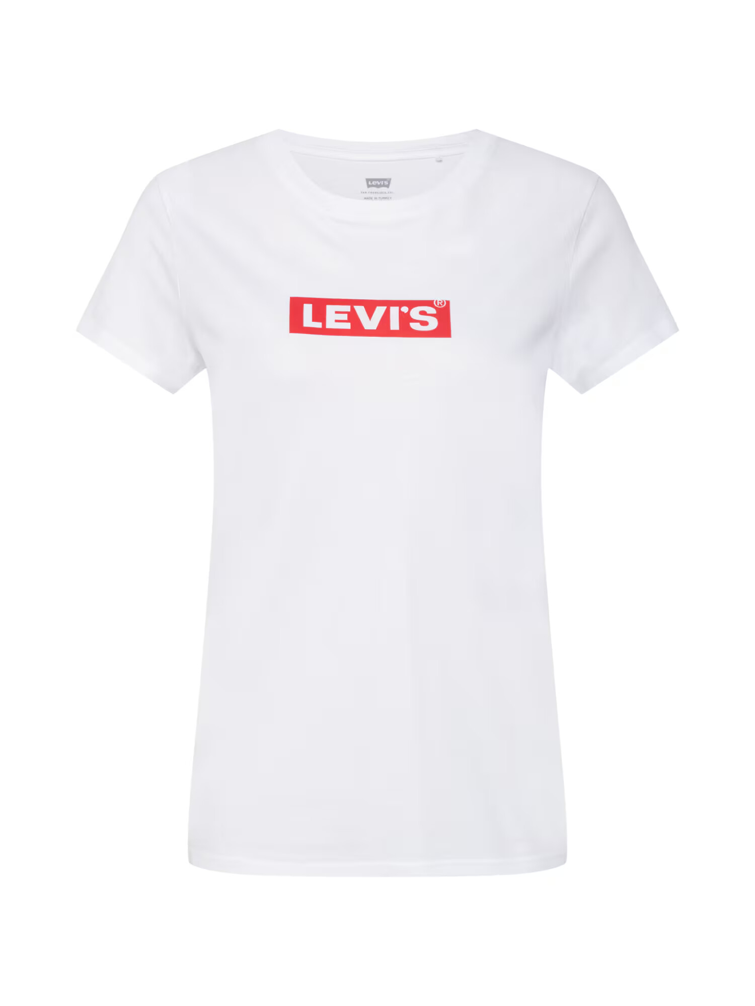 LEVI'S Majica 'THE PERFECT TEE NEUTRALS' rdeča / bela - Pepit.si