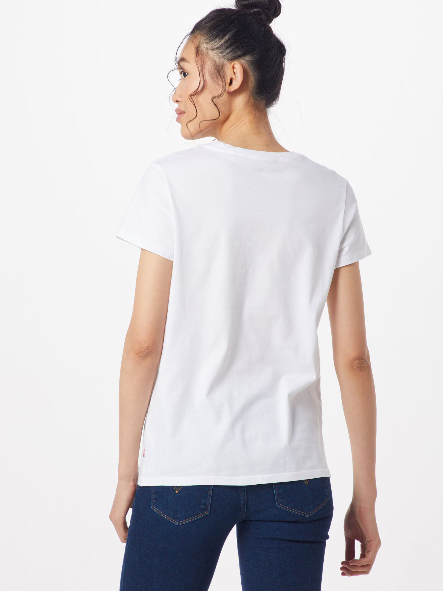 LEVI'S Majica 'THE PERFECT TEE NEUTRALS' rdeča / bela - Pepit.si