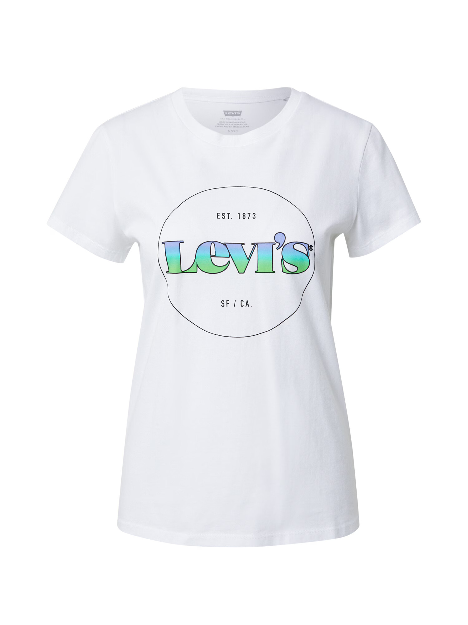 LEVI'S Majica zelena / žad / svetlo lila / črna / bela - Pepit.si