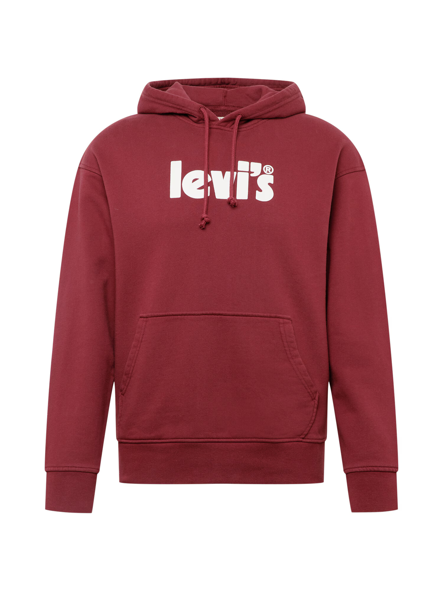 LEVI'S Majica 'RELAXED GRAPHIC PO REDS' bordo / bela - Pepit.si