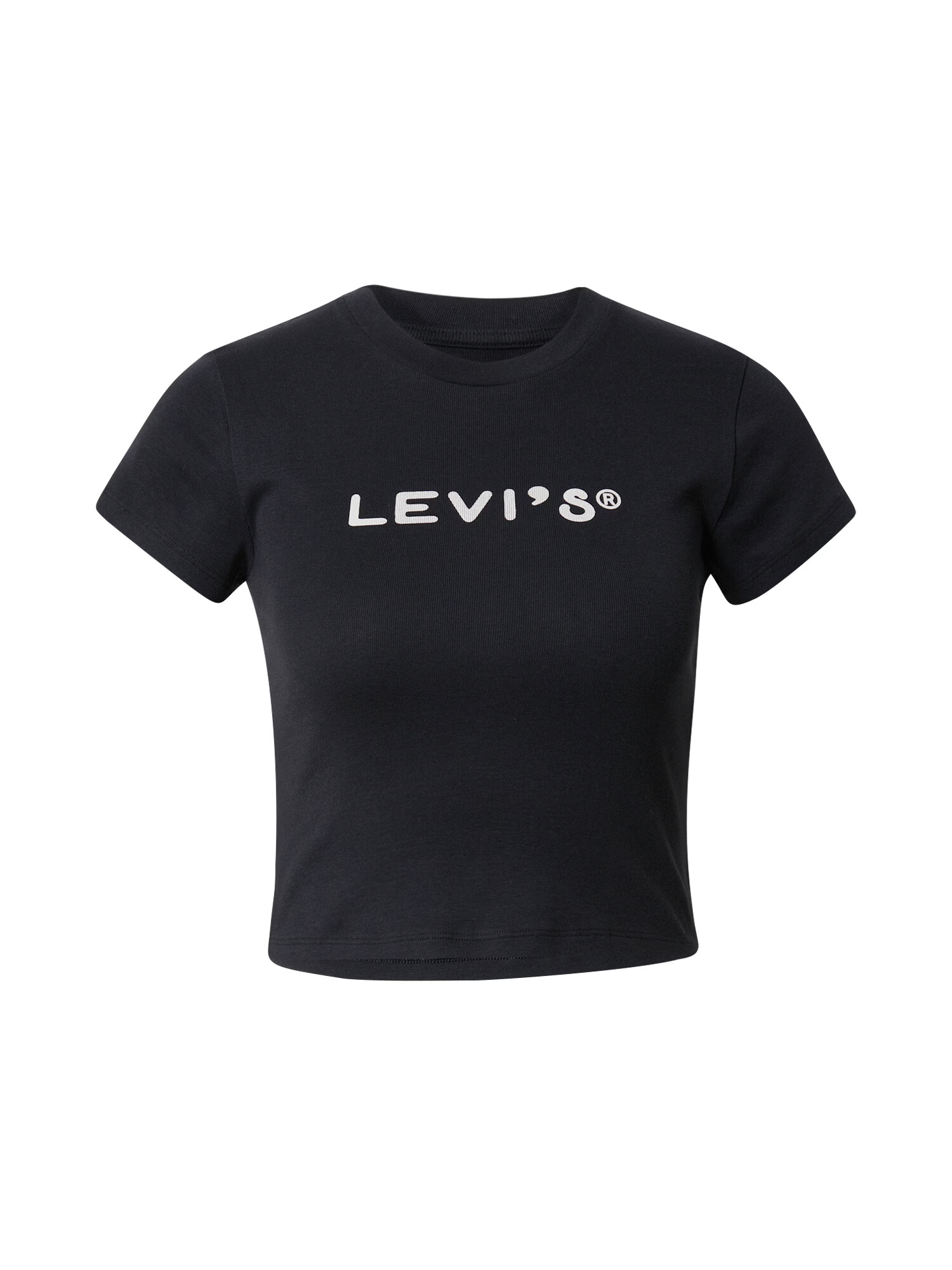 LEVI'S Majica 'GRAPHIC MINI TEE BLACKS' črna / bela - Pepit.si