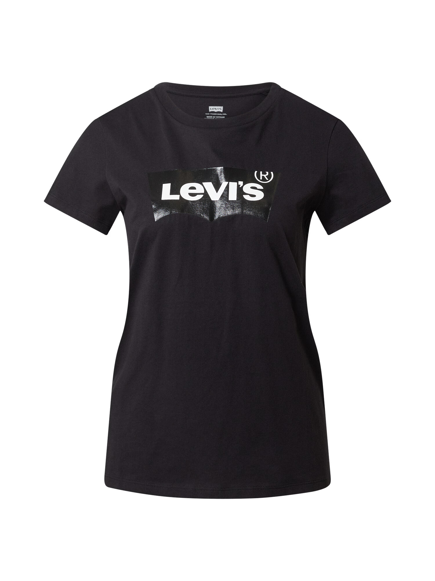 LEVI'S Majica 'THE PERFECT TEE BLACKS' črna / bela - Pepit.si