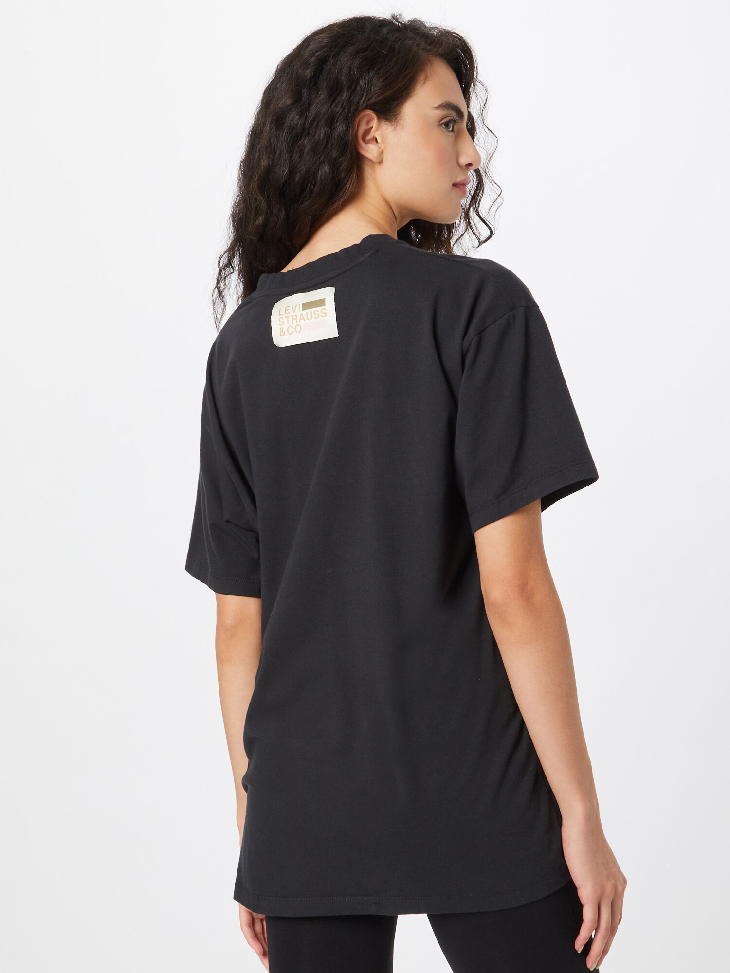 LEVI'S Majica 'GRAPHIC COBALT TEE BLACKS' črna / bela - Pepit.si