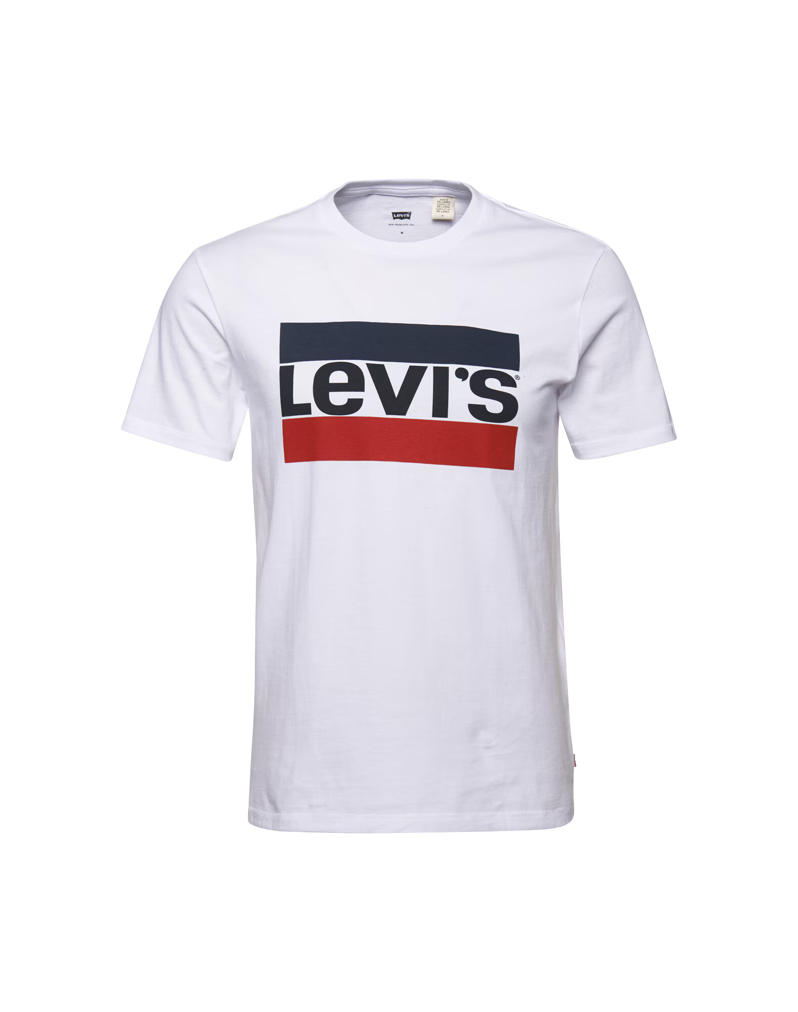 LEVI'S Majica 'SPORTSWEAR LOGO GRAPHIC NEUTRALS' mornarska / karminsko rdeča / črna / bela - Pepit.si