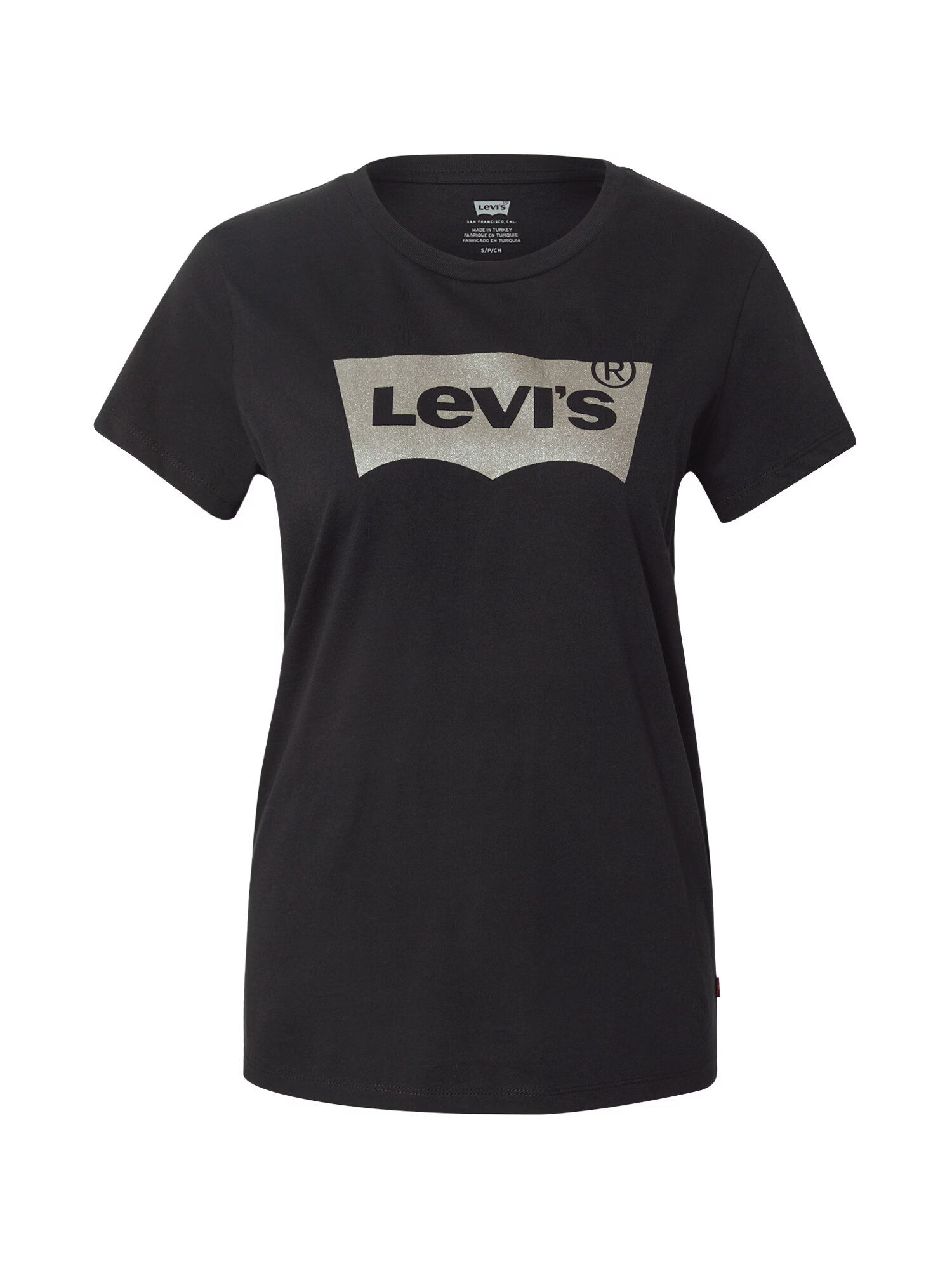 LEVI'S Majica greige / črna - Pepit.si