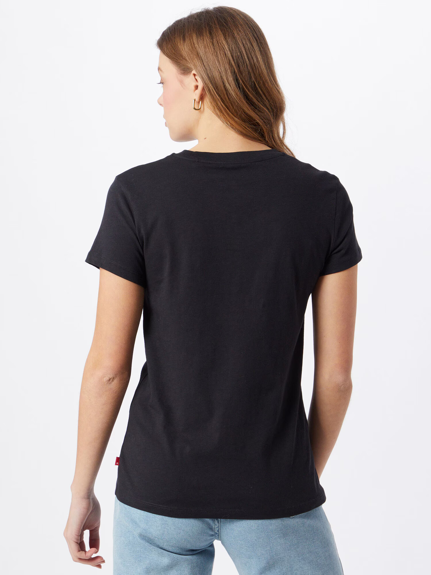 LEVI'S Majica 'THE PERFECT TEE BLACKS' rdeča / črna - Pepit.si