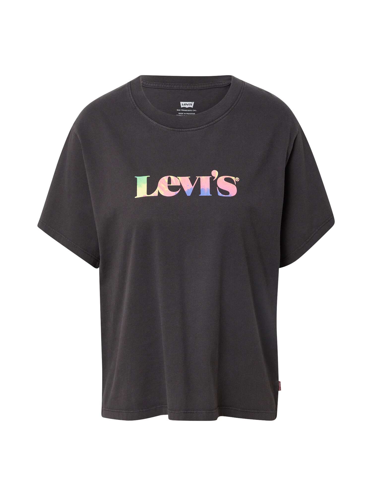 LEVI'S Majica 'GRAPHIC VARSITY TEE BLACKS' kraljevo modra / svetlo zelena / roza / črna - Pepit.si