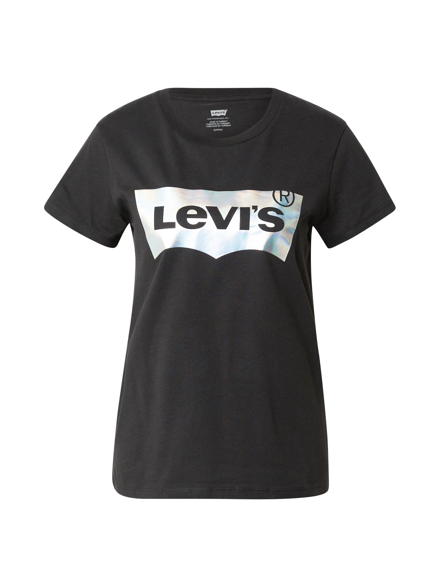 LEVI'S Majica črna / srebrna - Pepit.si