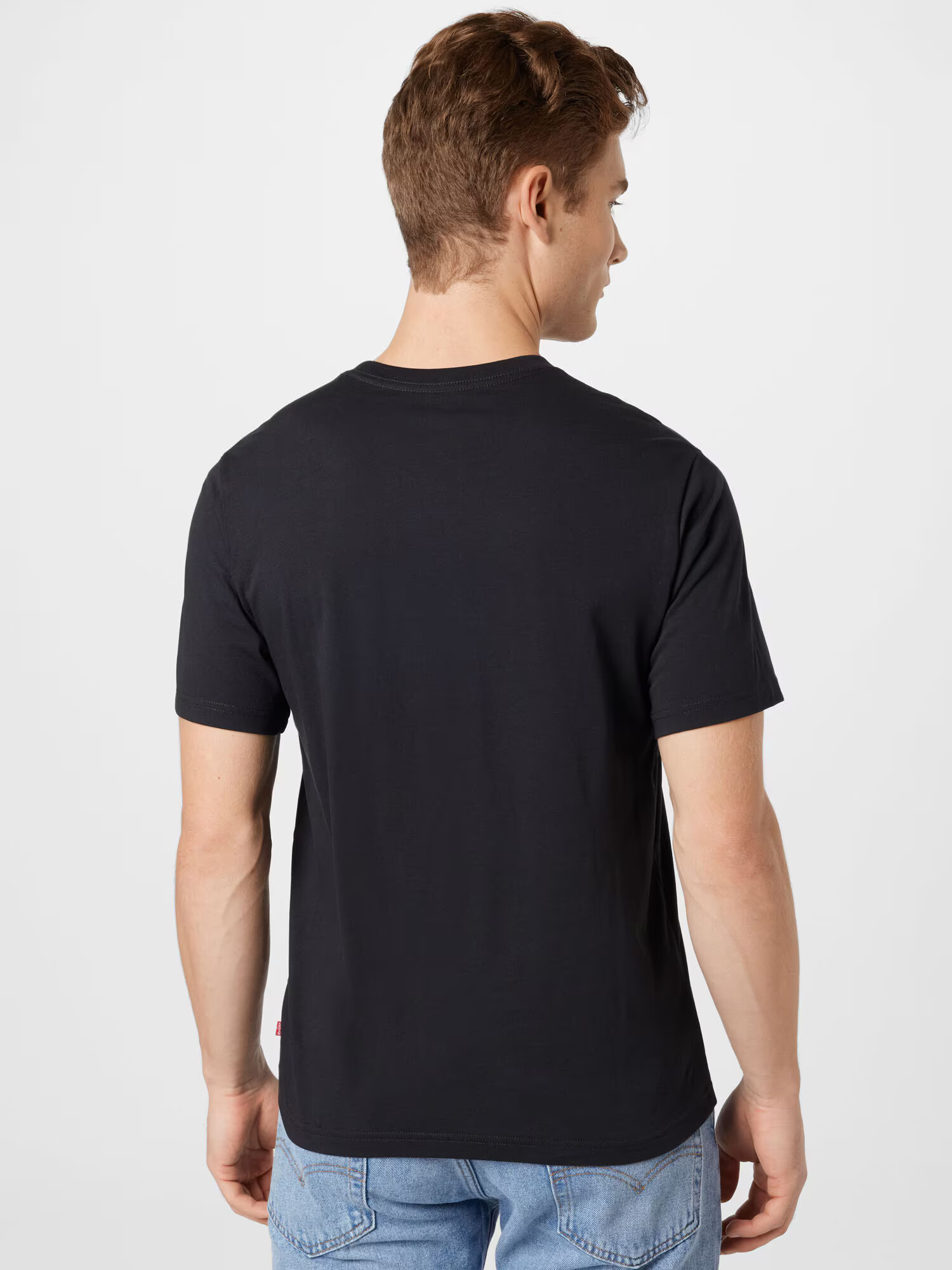 LEVI'S Majica 'SS RELAXED FIT TEE BLACKS' svetlo rdeča / črna - Pepit.si