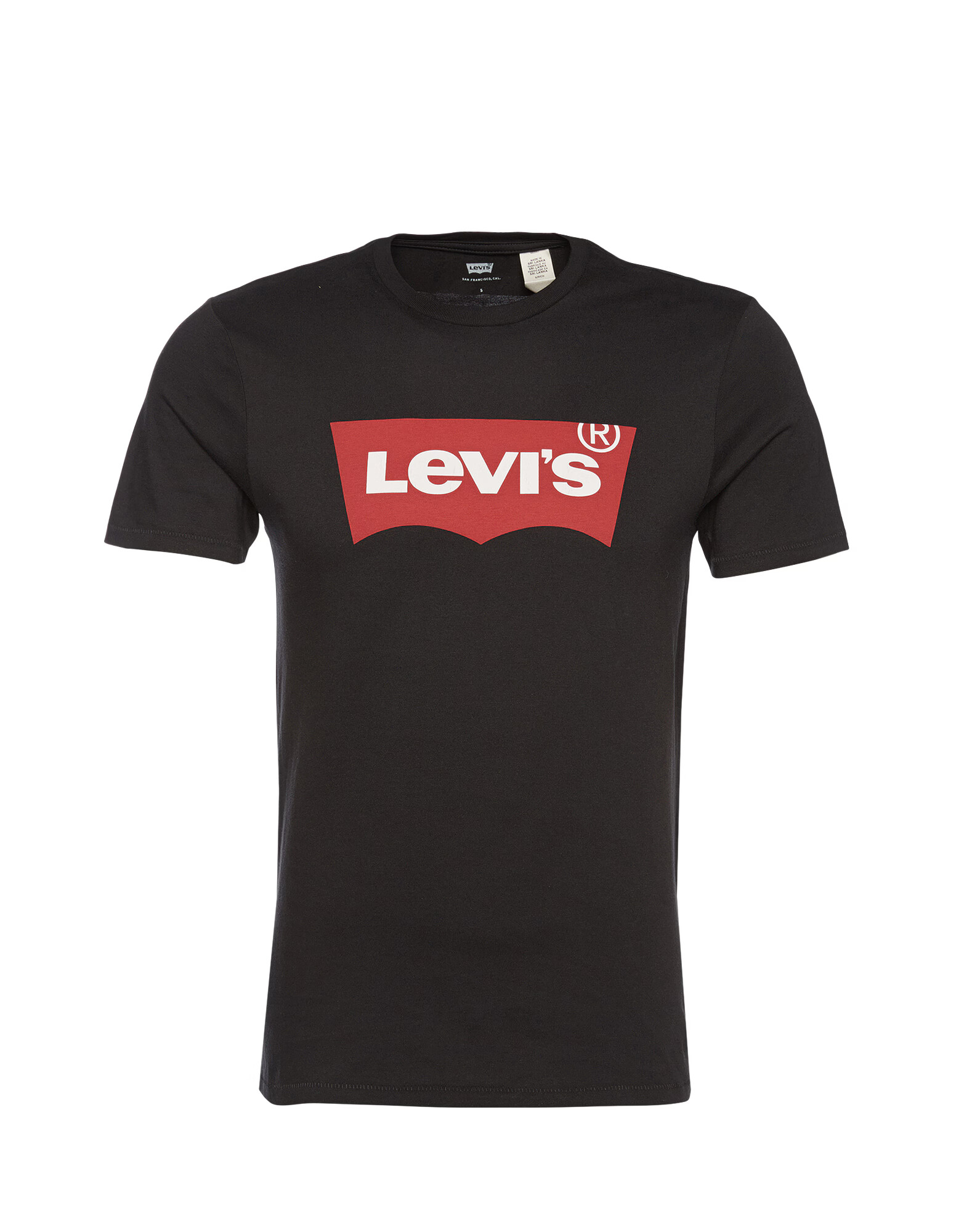 LEVI'S Majica 'GRAPHIC SET-IN NECK BLACKS' rdeča / črna - Pepit.si