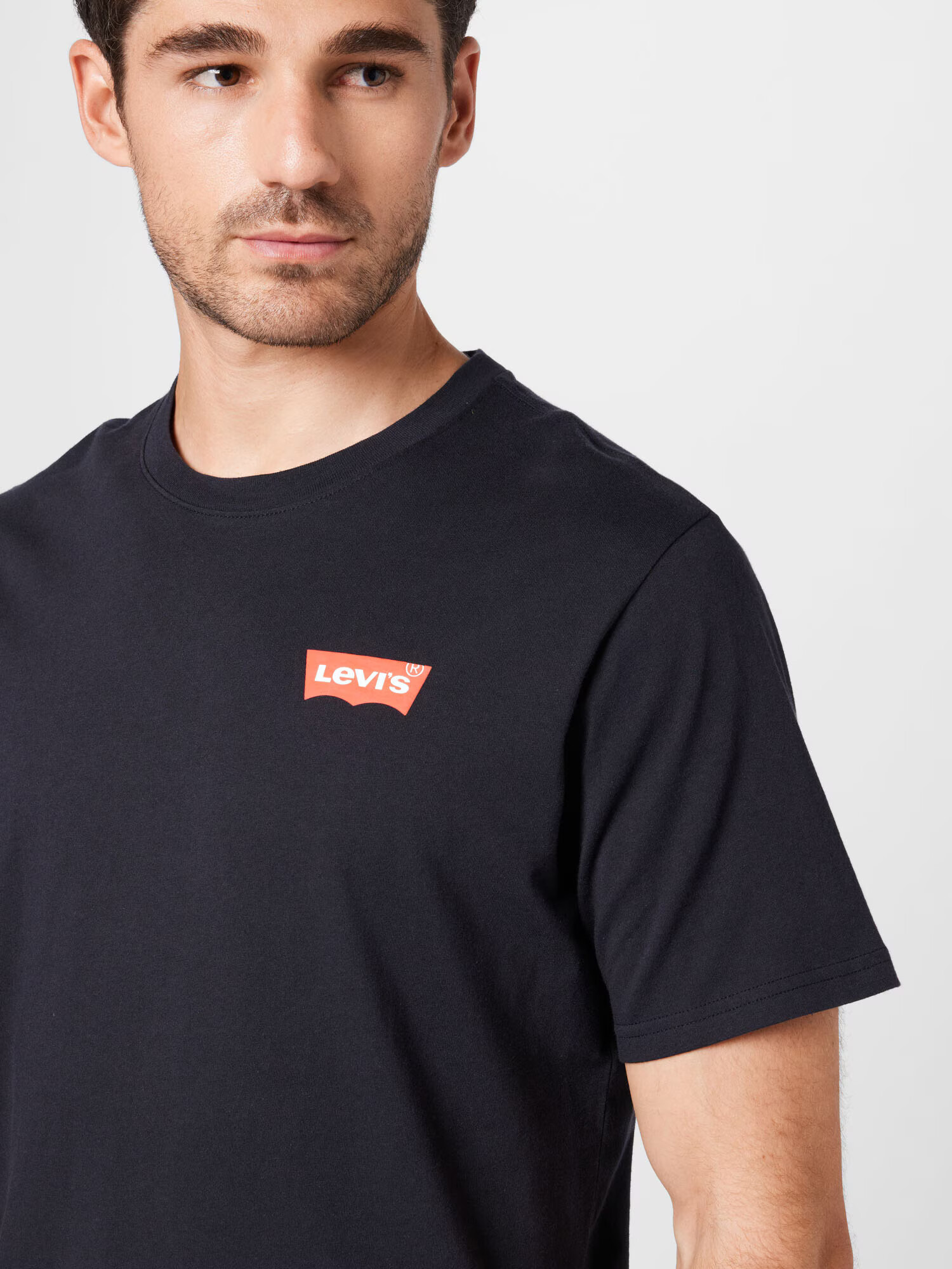 LEVI'S Majica 'SS RELAXED FIT TEE BLACKS' marine / živo rdeča / bela - Pepit.si