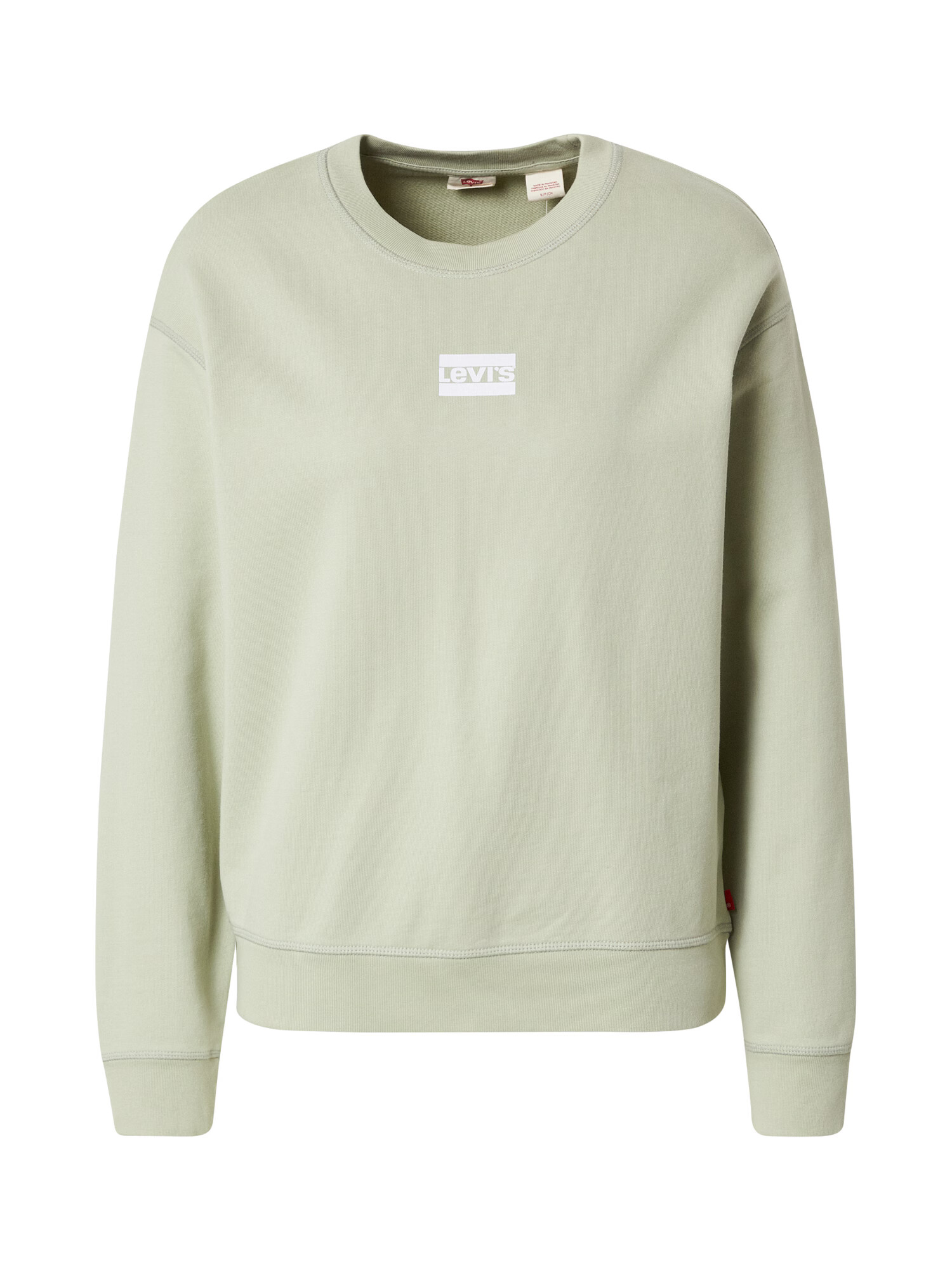 LEVI'S Majica 'GRAPHIC STANDARD CREW GREENS' meta / bela - Pepit.si