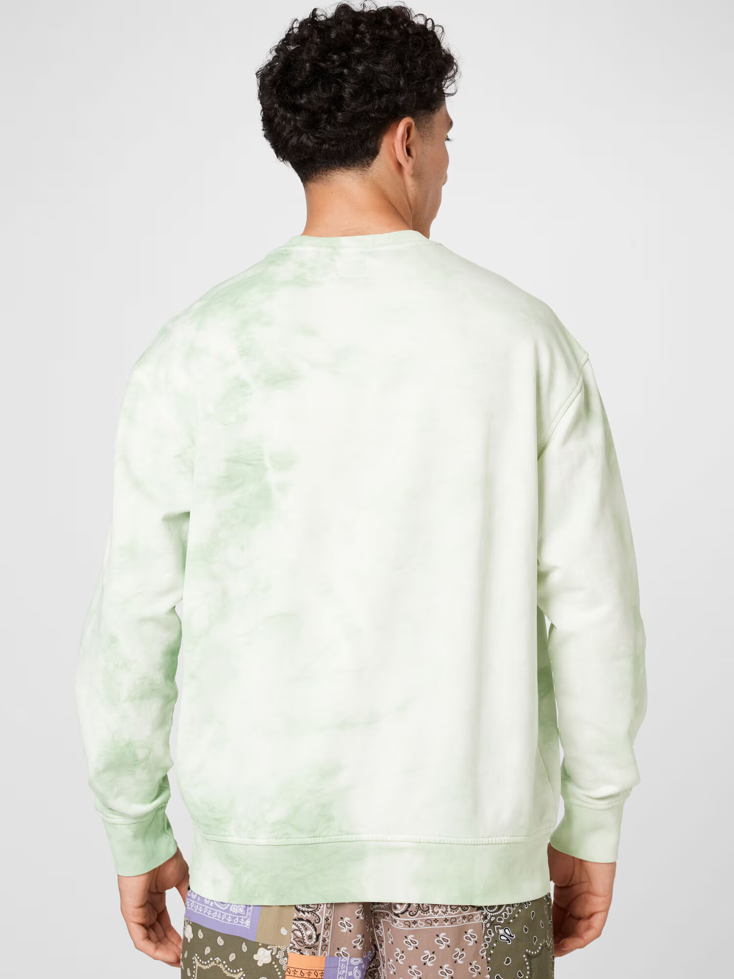 LEVI'S Majica 'LEVIS SWEATS CREW GREENS' meta / bela - Pepit.si