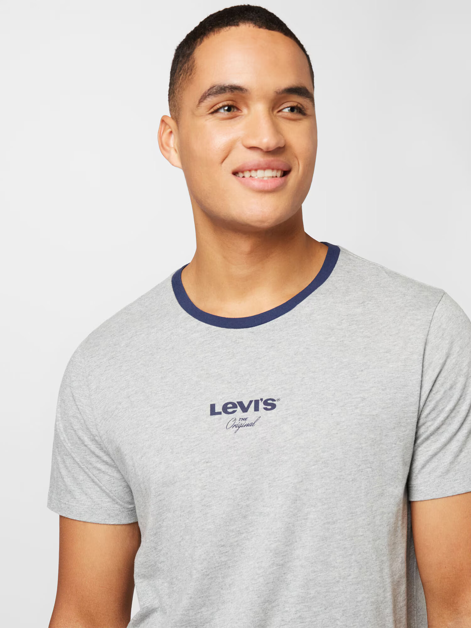 LEVI'S Majica mornarska / pegasto siva - Pepit.si