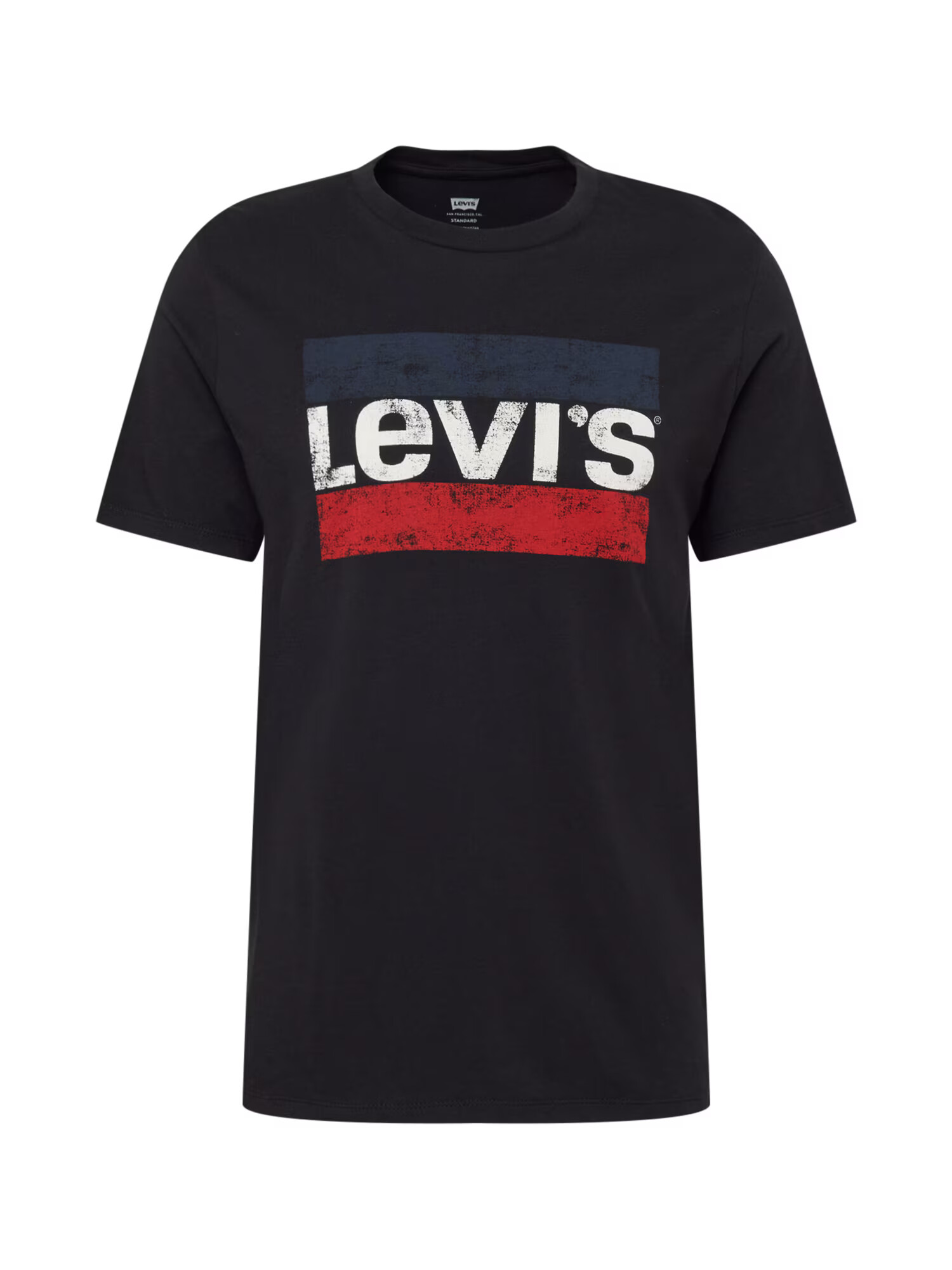 LEVI'S Majica mornarska / temno rdeča / črna / bela - Pepit.si