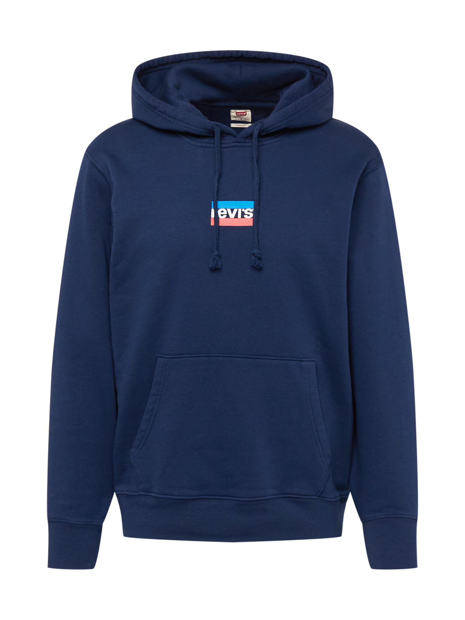 LEVI'S Majica 'STANDARD GRAPHIC HOODIE MULTI-COLOR' neonsko modra / temno modra / melona / bela - Pepit.si