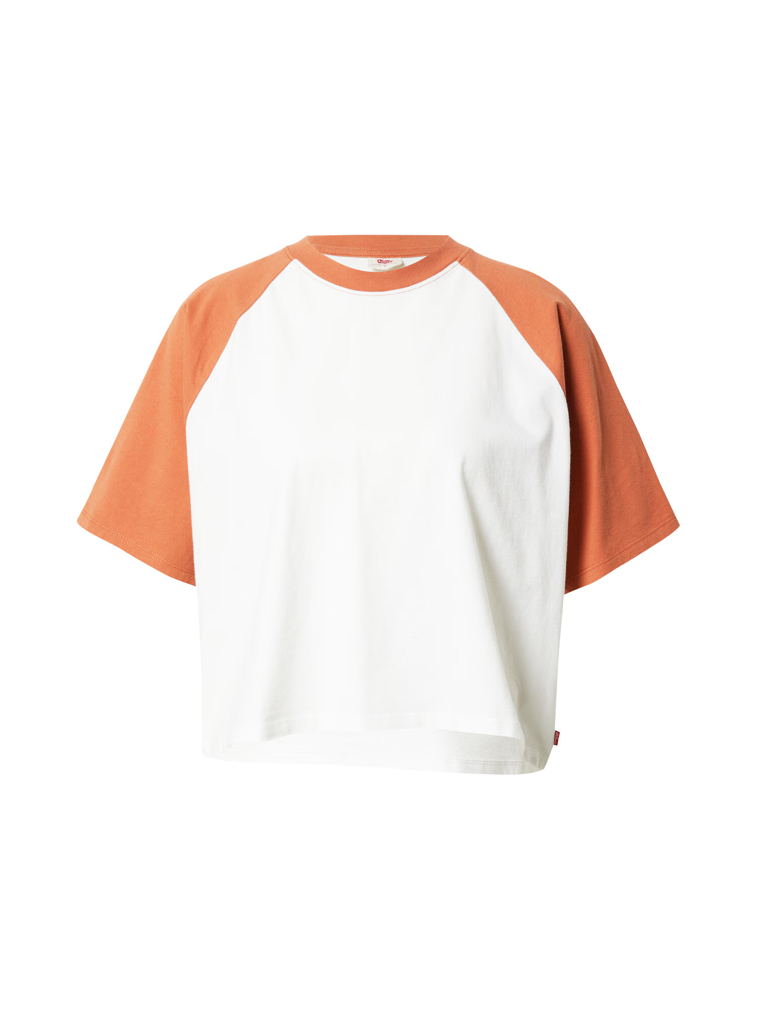 LEVI'S Majica 'THROWBACK BASEBALL TEE NEUTRALS' oker / bela - Pepit.si