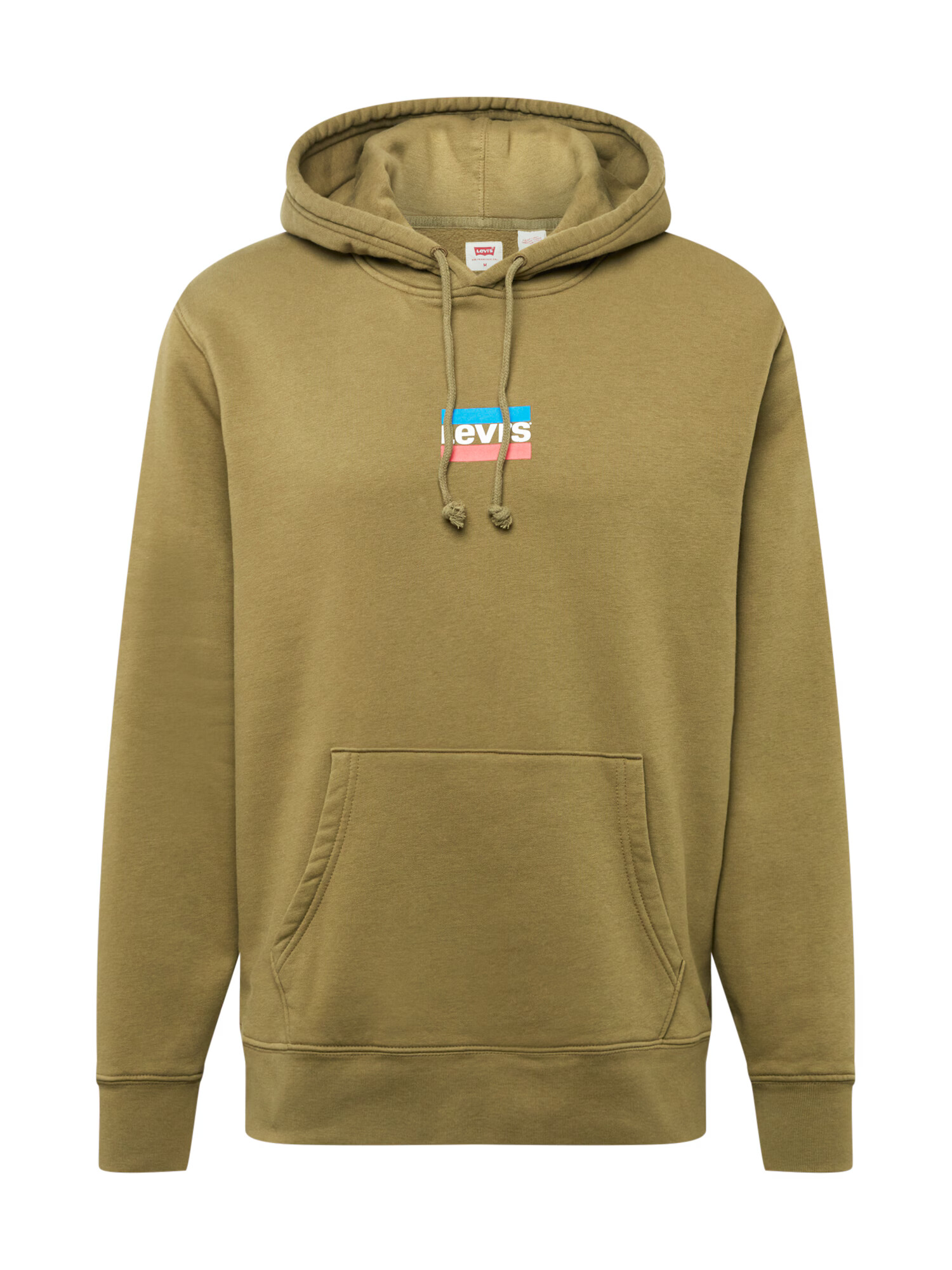 LEVI'S Majica 'STANDARD GRAPHIC HOODIE MULTI-COLOR' oliva - Pepit.si