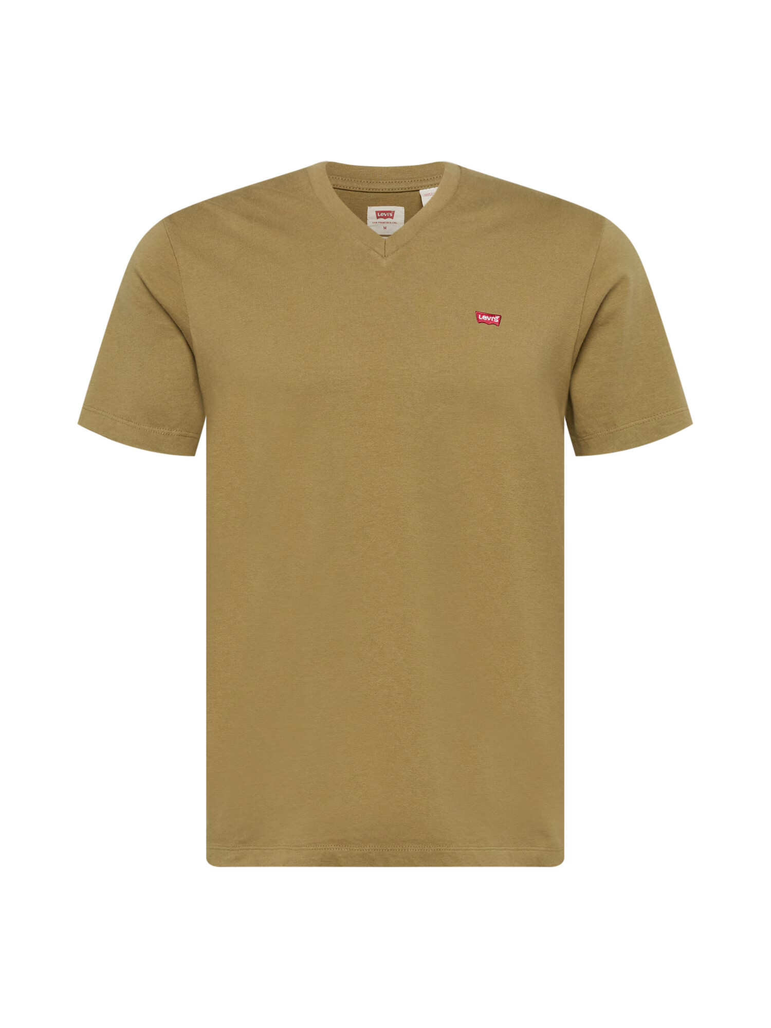 LEVI'S Majica 'ORIGINAL HM VNECK NEUTRALS' oliva - Pepit.si