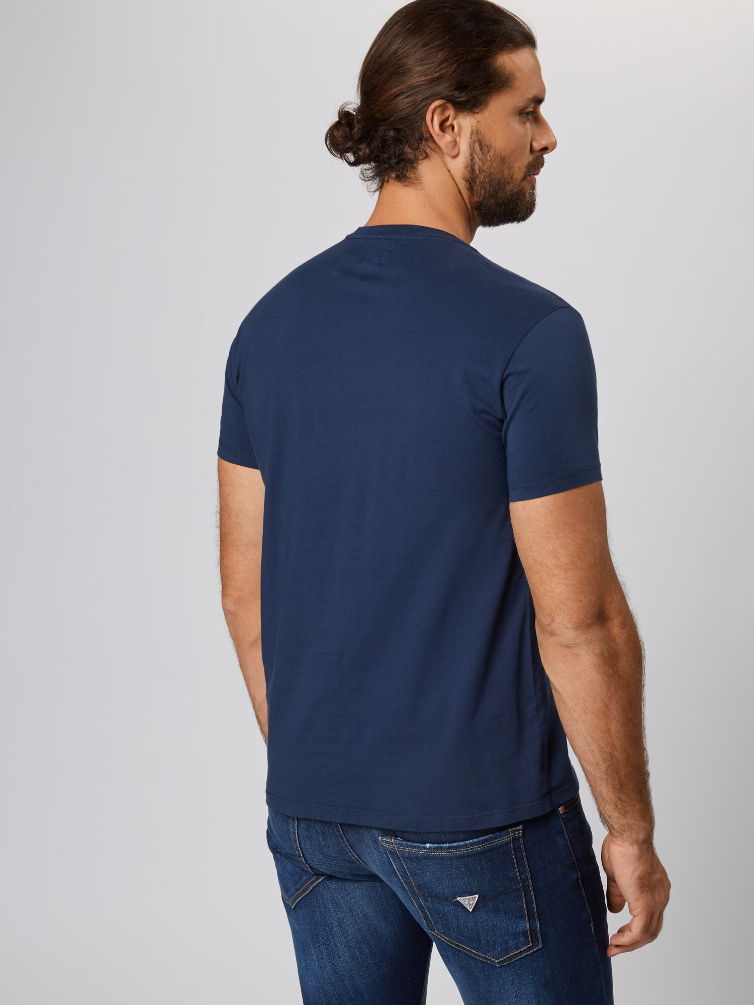 LEVI'S Majica 'ORIGINAL HM VNECK BLUES' temno modra - Pepit.si