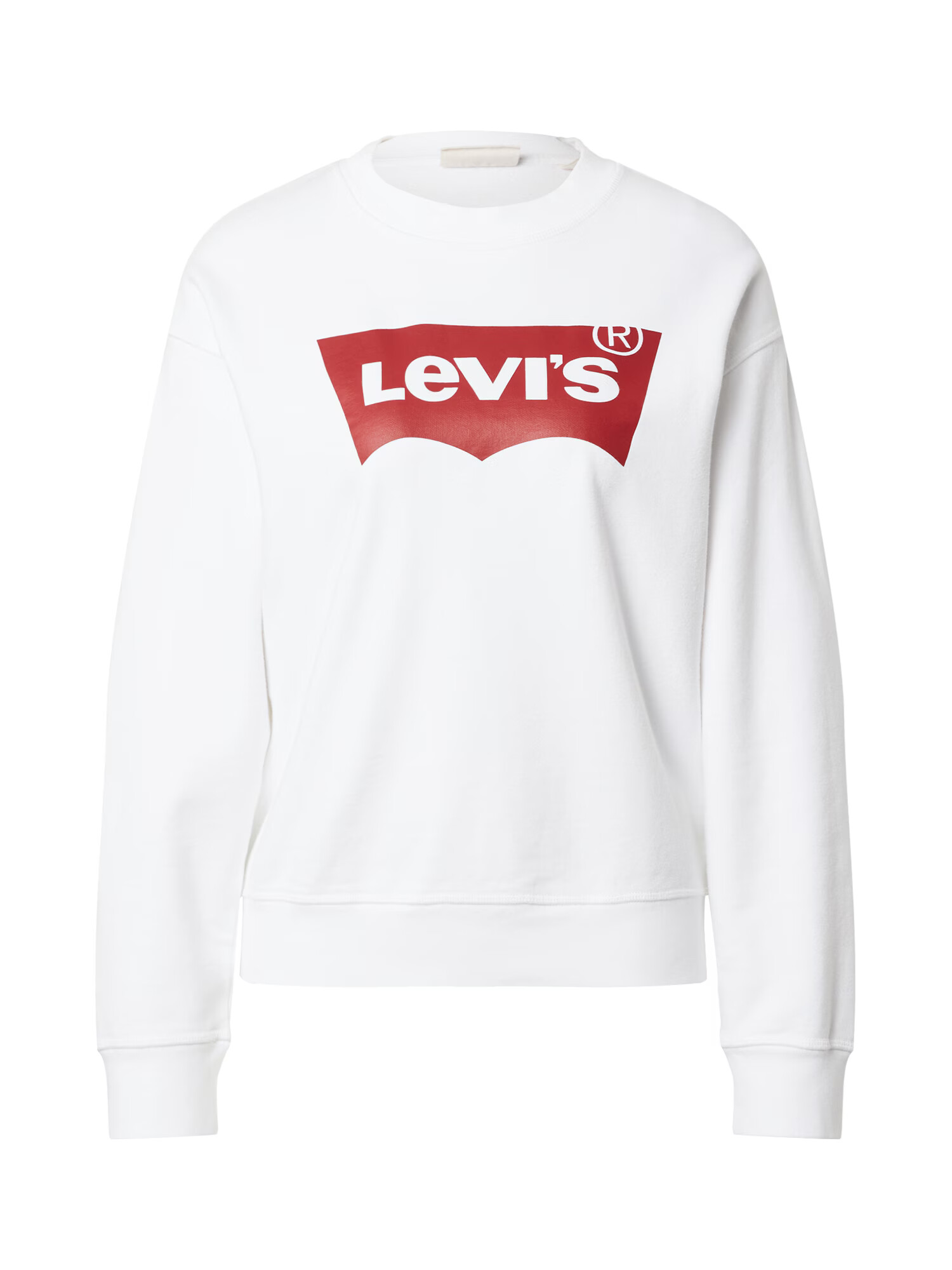 LEVI'S Majica 'GRAPHIC STANDARD CREW NEUTRALS' temno rdeča / bela - Pepit.si