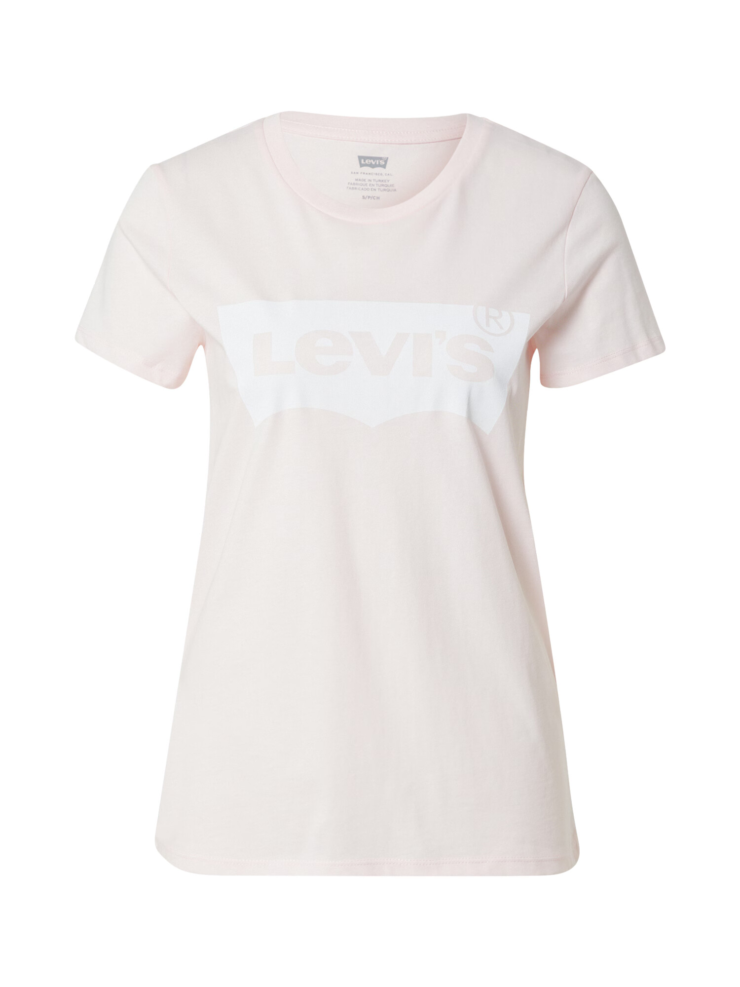 LEVI'S Majica 'LSE THE PERFECT TEE REDS' pastelno roza / bela - Pepit.si