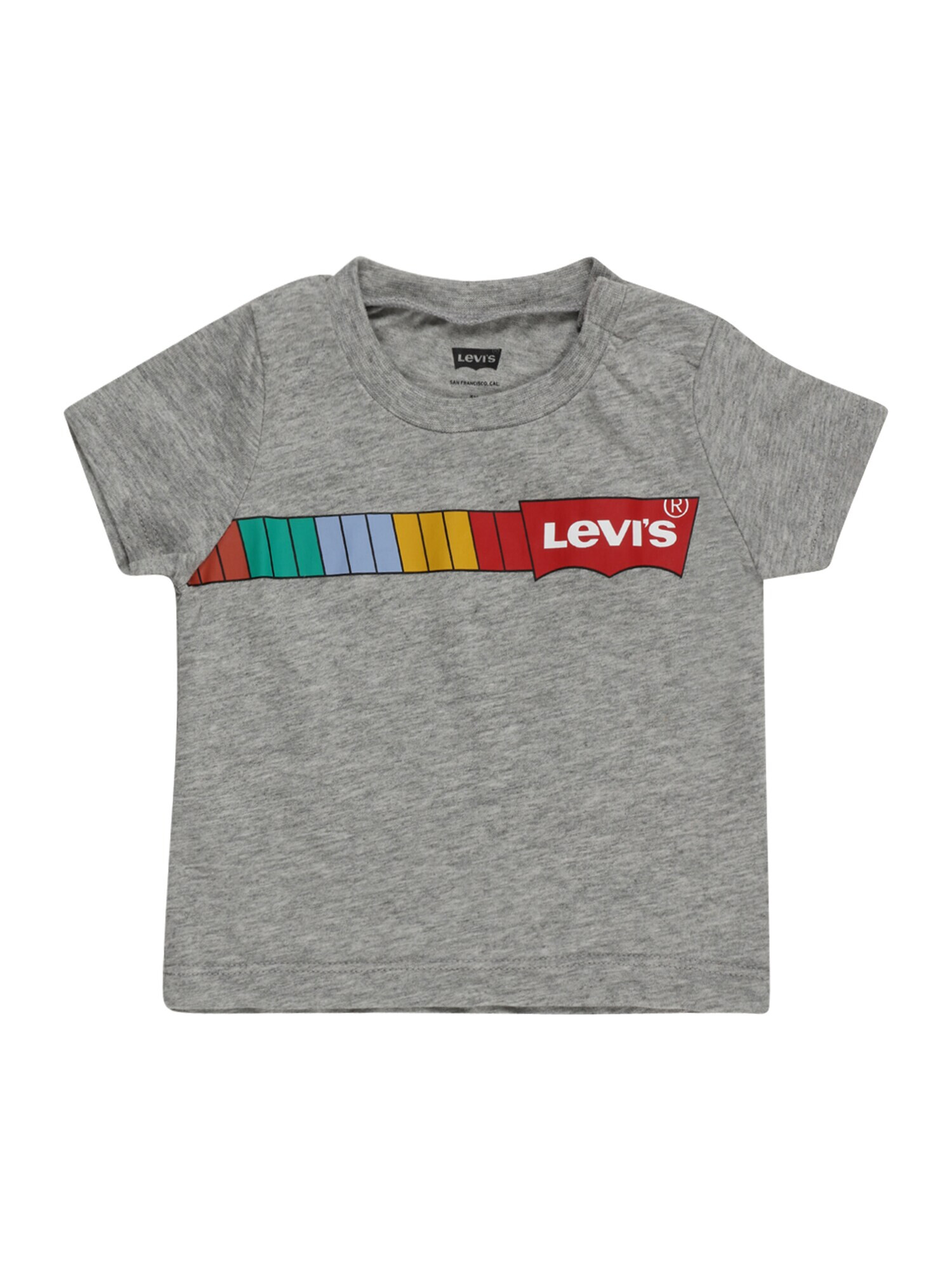 LEVI'S Majica pegasto siva / rdeča / bela - Pepit.si