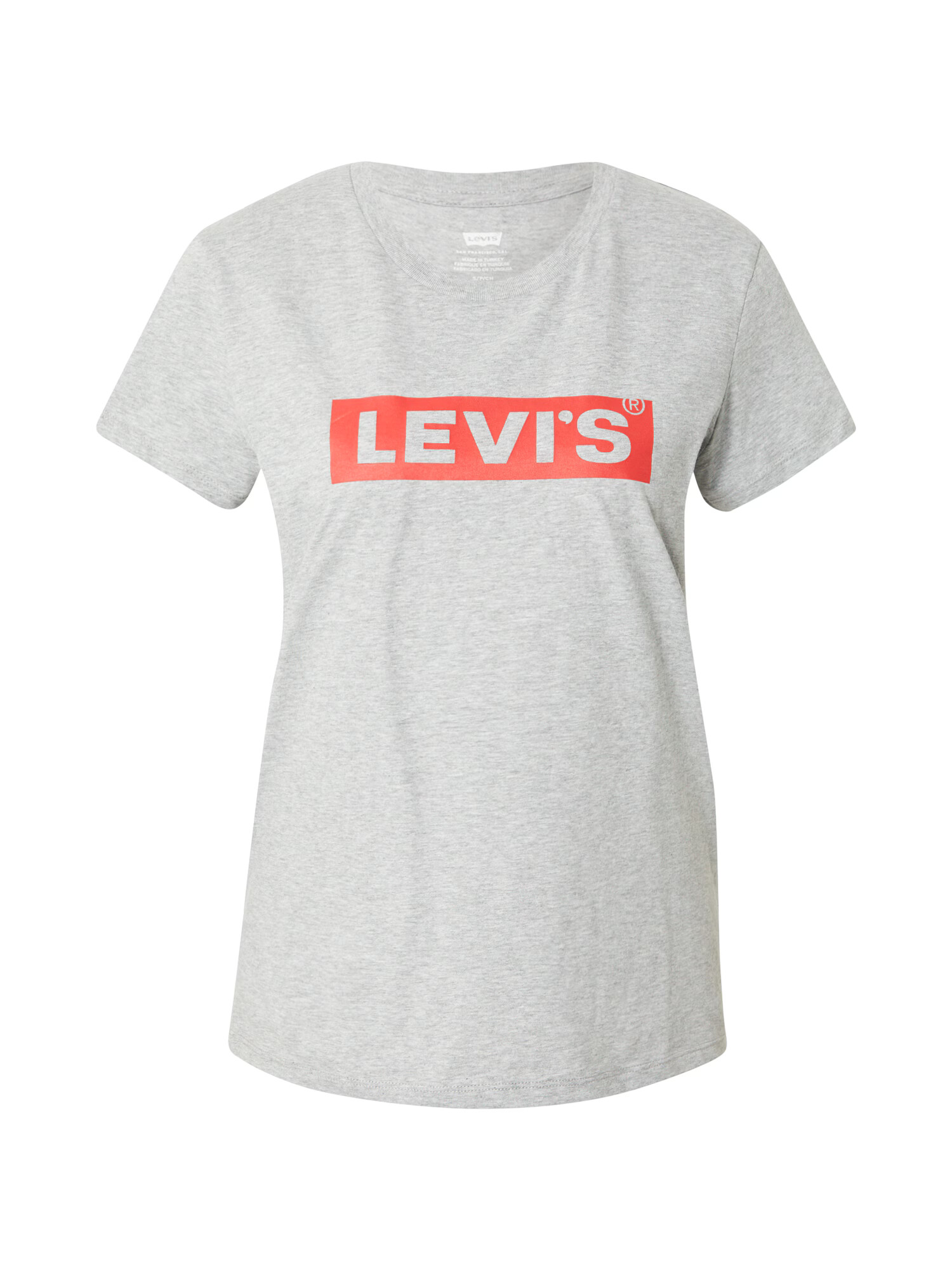 LEVI'S Majica pegasto siva / svetlo rdeča - Pepit.si