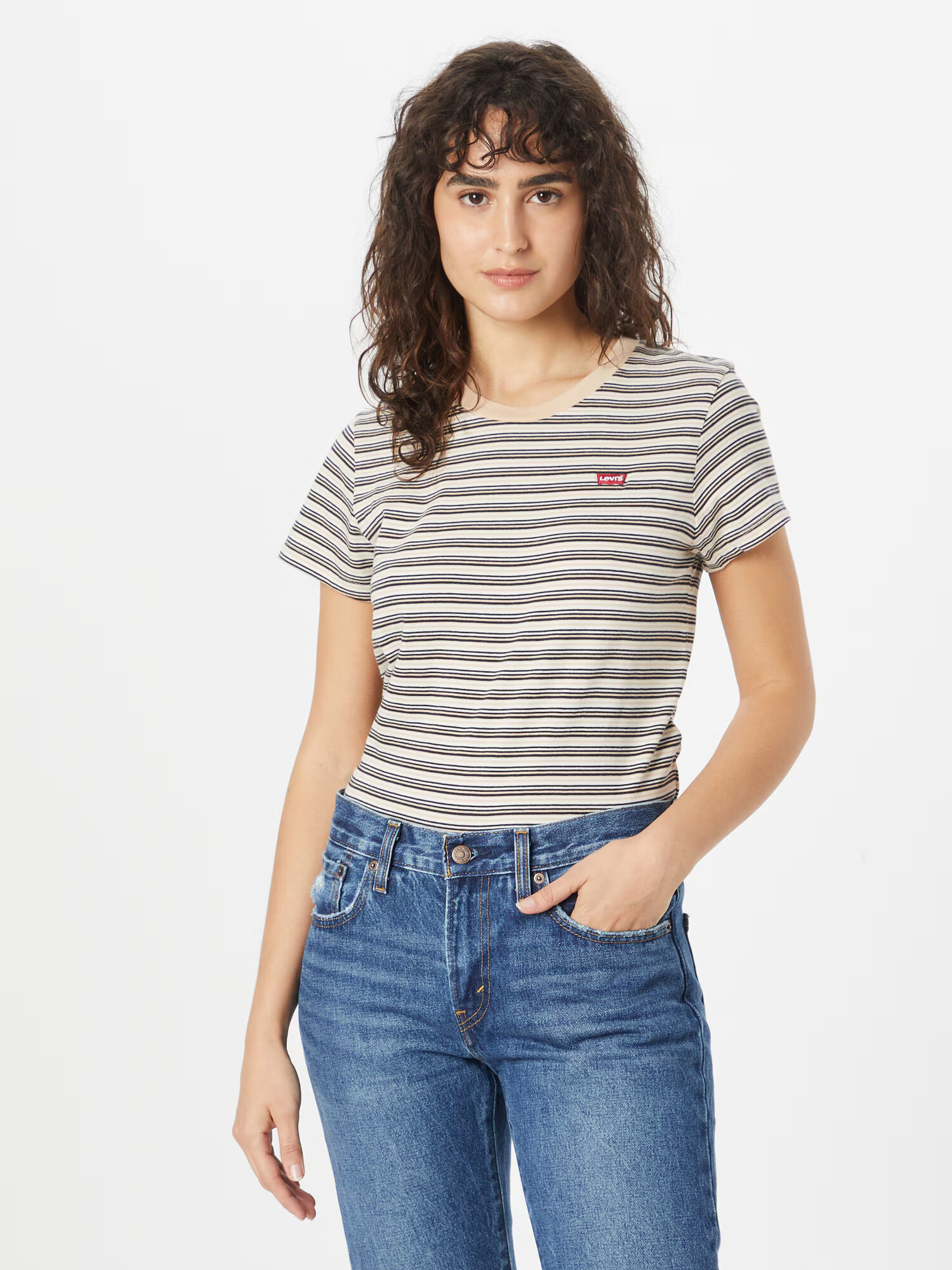 LEVI'S Majica 'PERFECT' bež / modra / temno modra / bela - Pepit.si