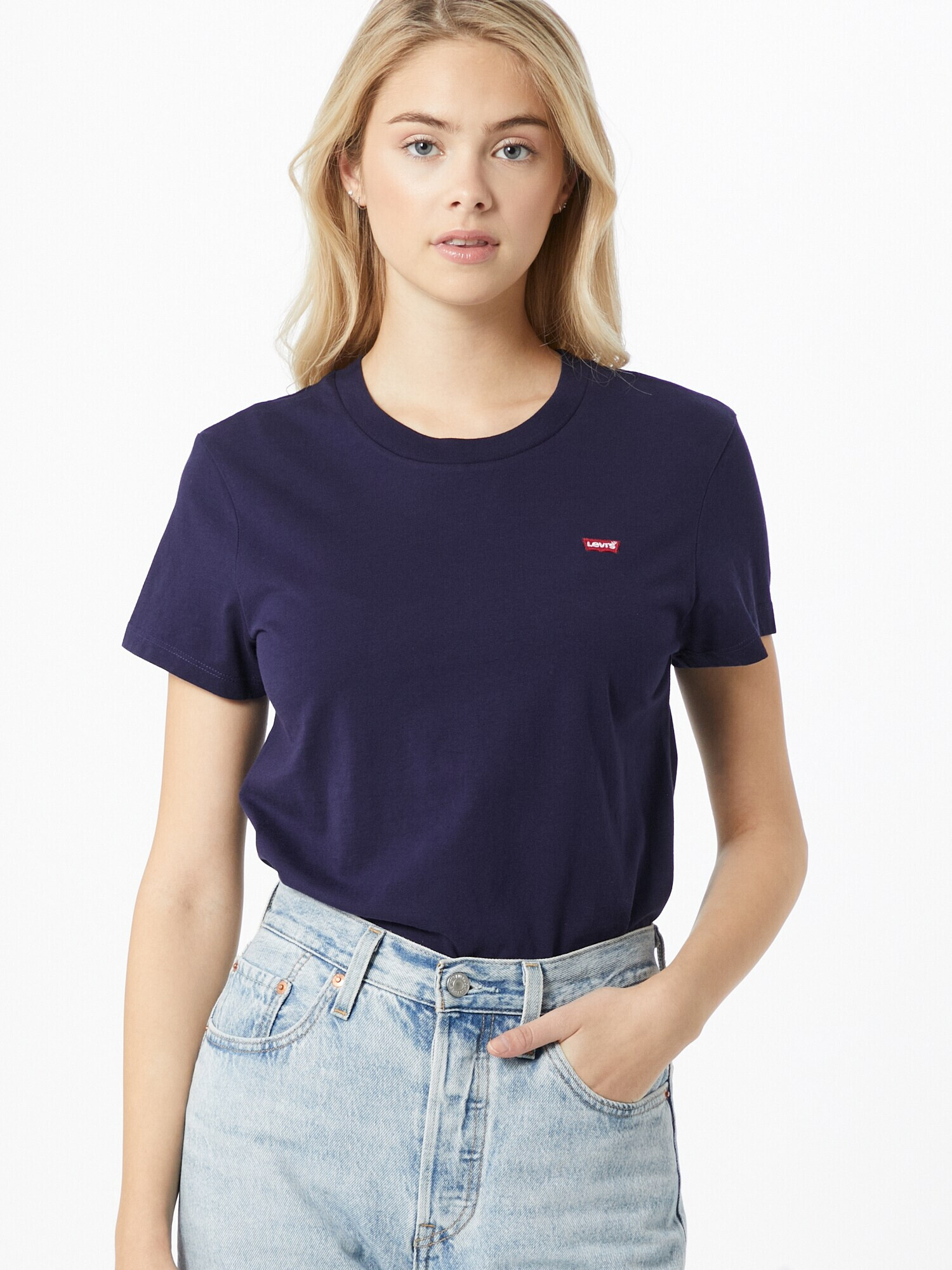 LEVI'S Majica 'PERFECT TEE BLUES' mornarska / rdeča / bela - Pepit.si